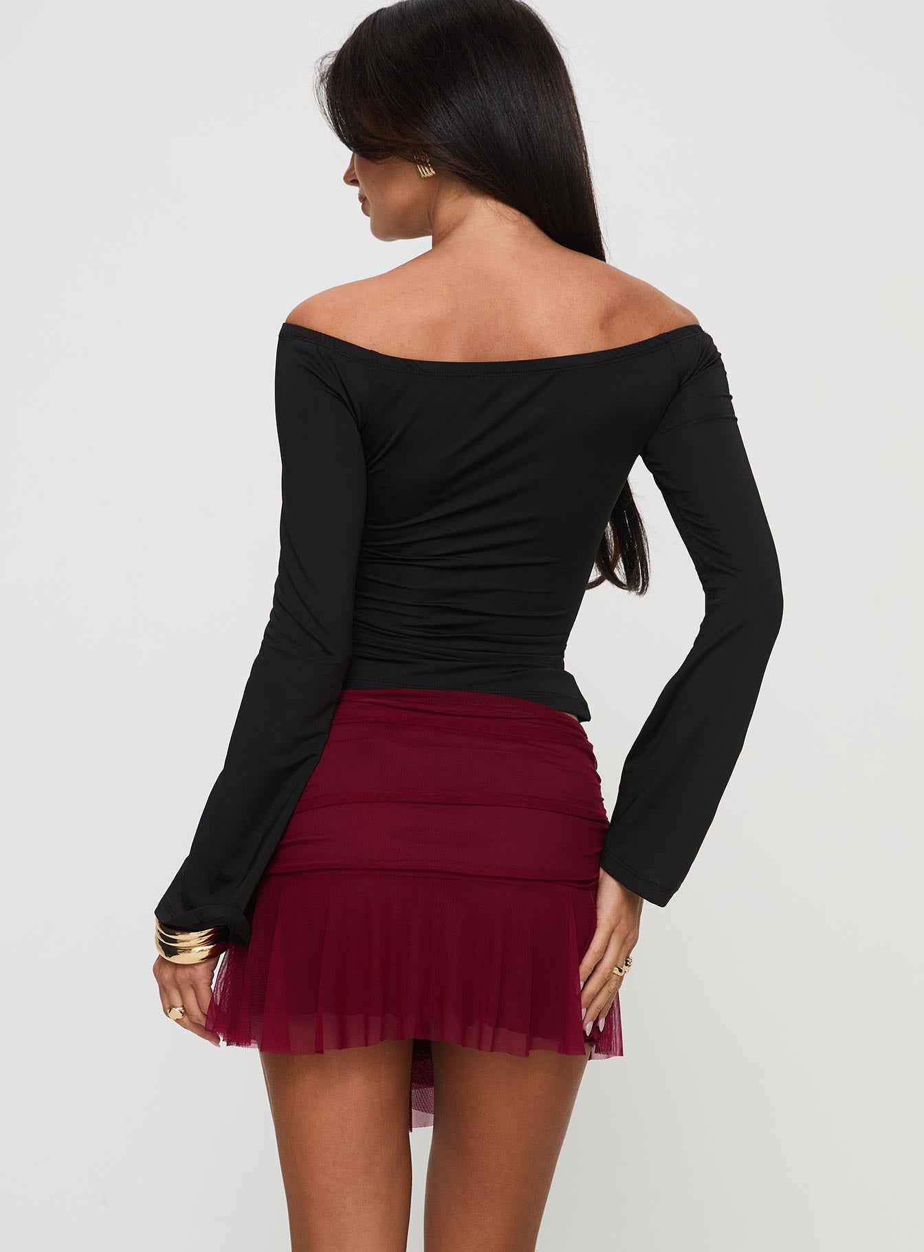 Captain Mini Skirt Wine Discount Fashion Style