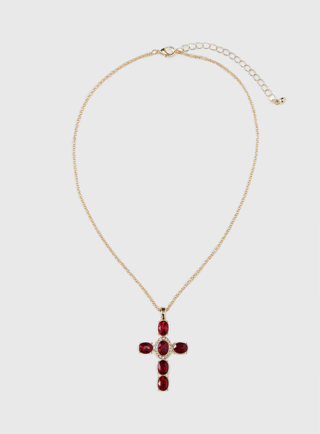 Jacintha Necklace Gold / Red Release Dates Cheap Online