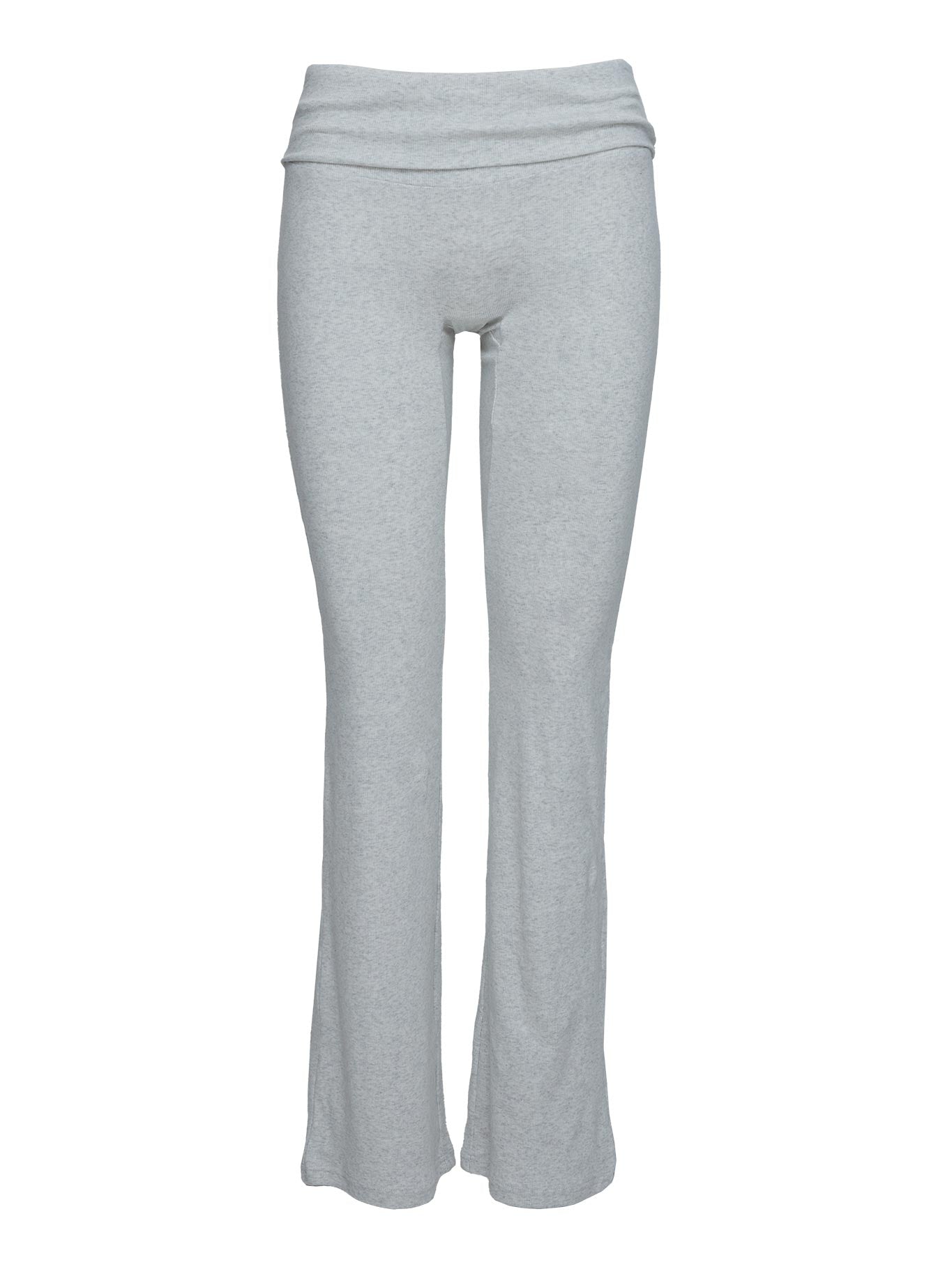 Golden Slumber Foldover Waist Flared Sleep Pant Grey Clearance Newest