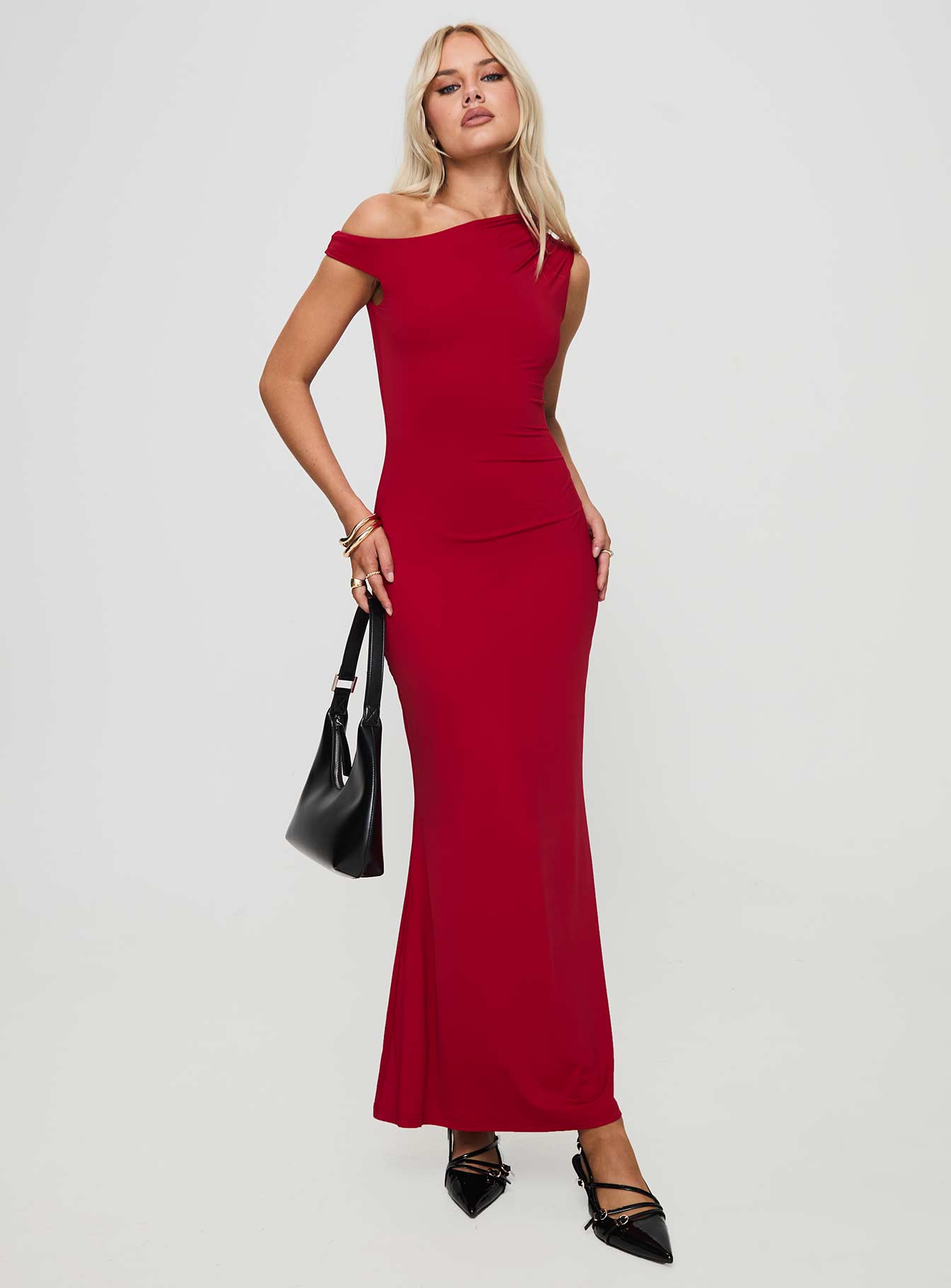 Beller Maxi Dress Red Free Shipping Inexpensive