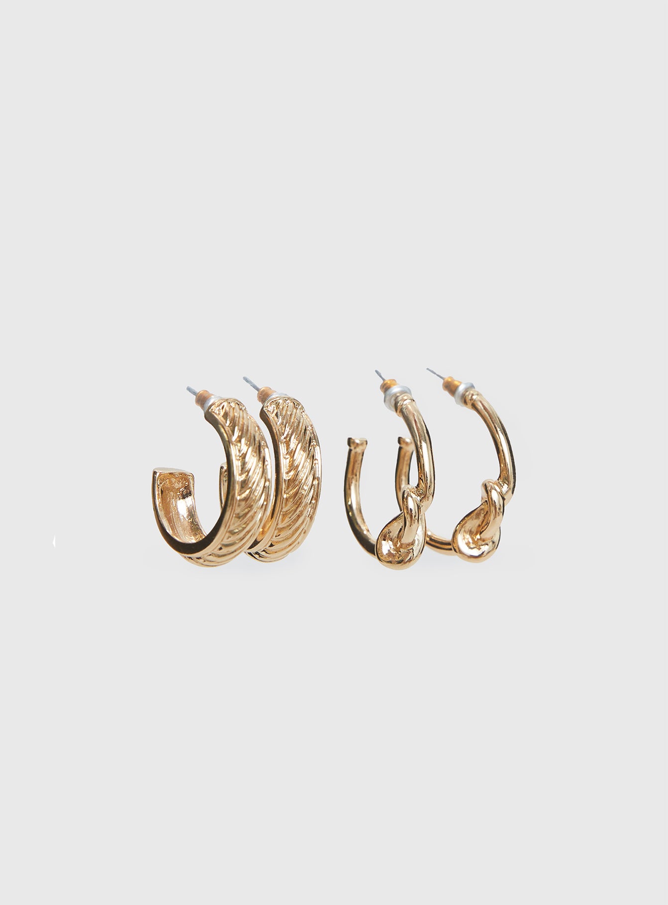 Moonshine Earring Set Gold Cheap Sale Fashionable