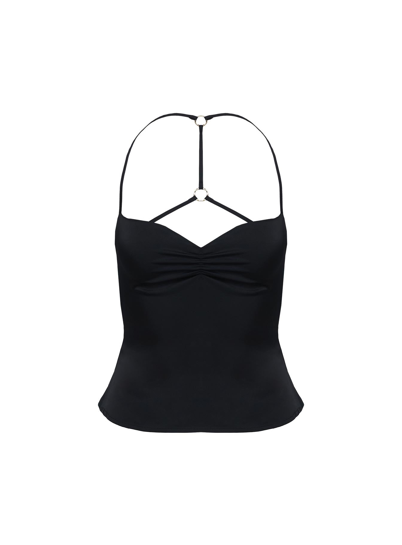 Floresta Razor Back Halter Top Black With Mastercard Online