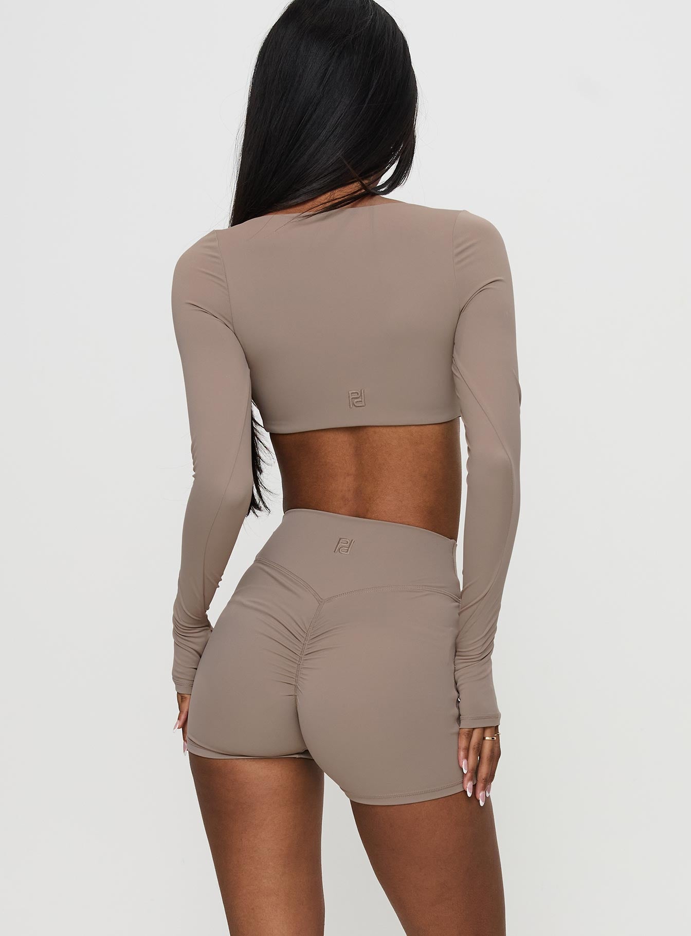 Touchdown Active Contour Short Taupe Discount Brand New Unisex