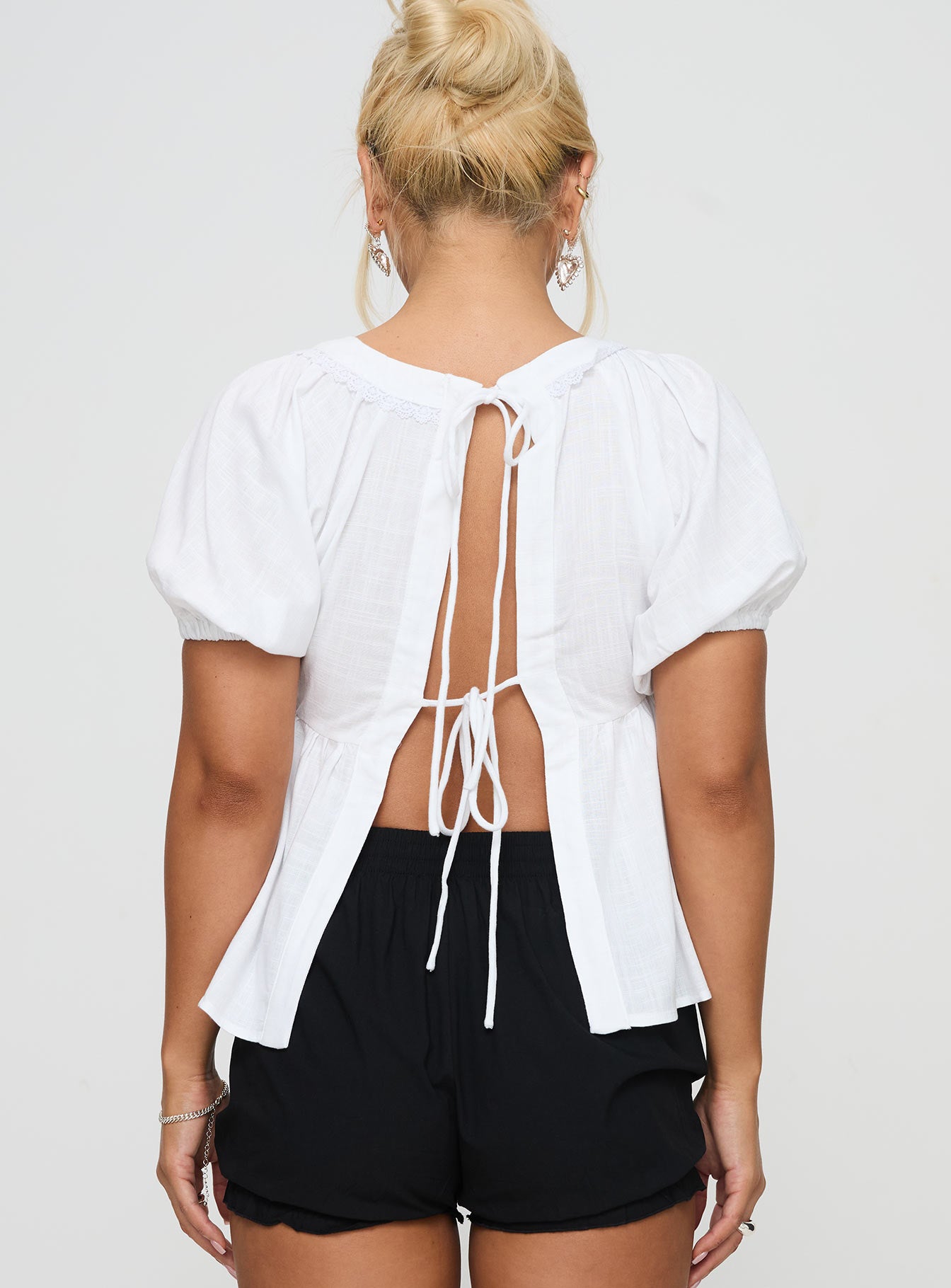 Weyes Smock Top White High Quality