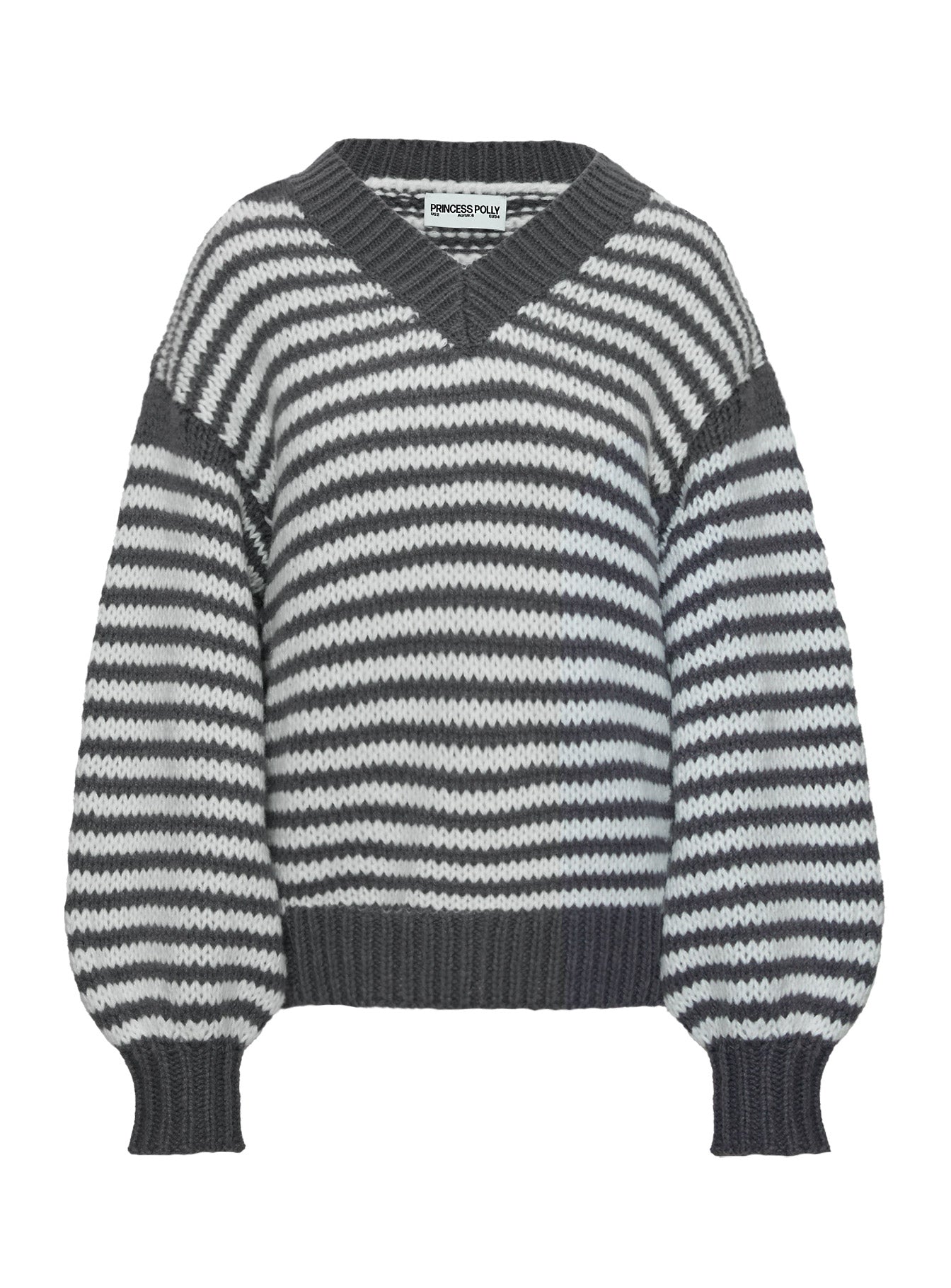 Soloman Sweater Grey Stripe Clearance Marketable