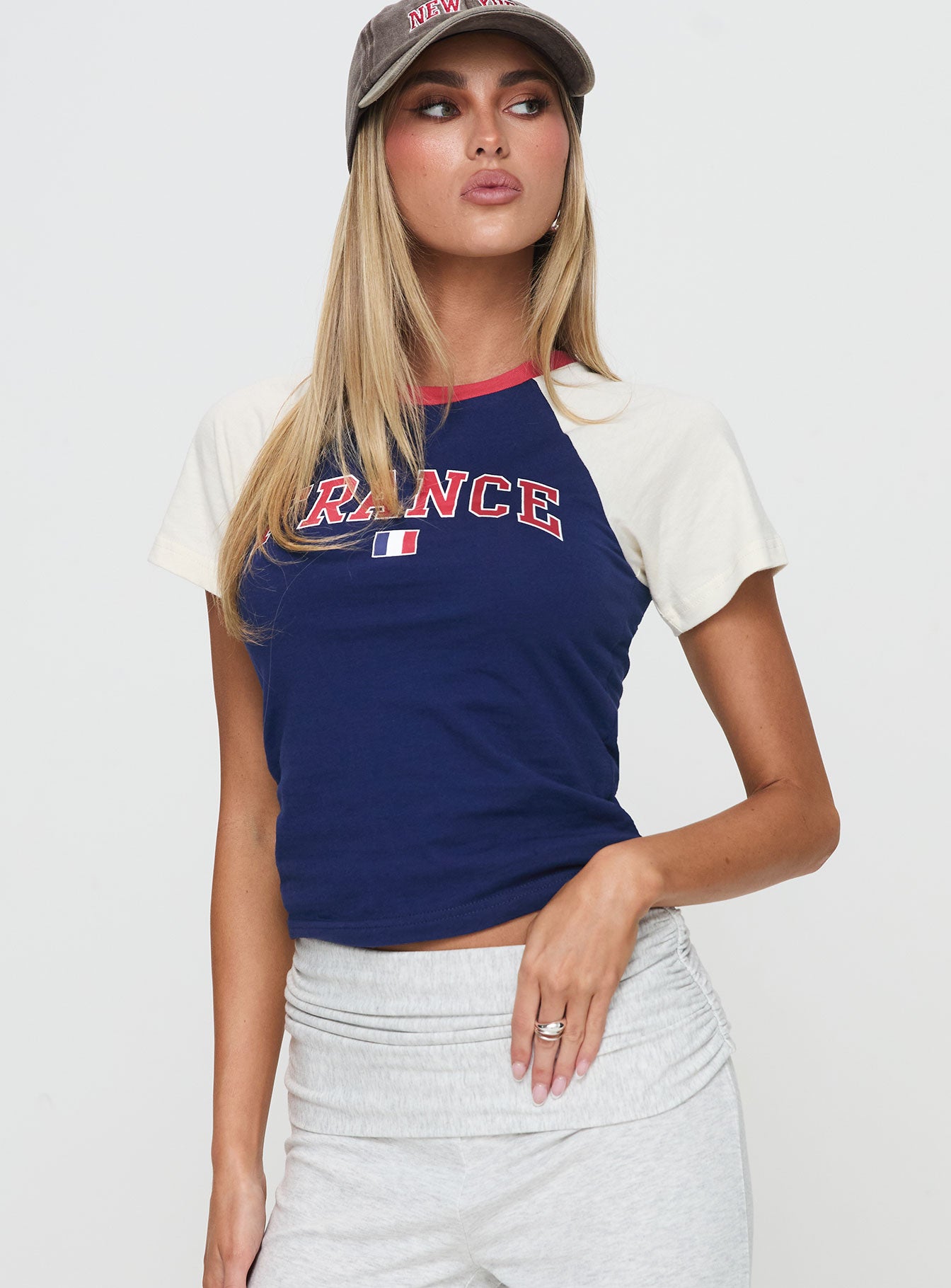 France Fantasy Top Navy Free Shipping Cheap Online