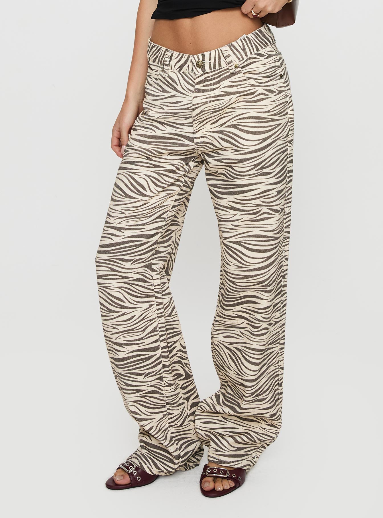 Top Model Jean Zebra Sale For Cheap