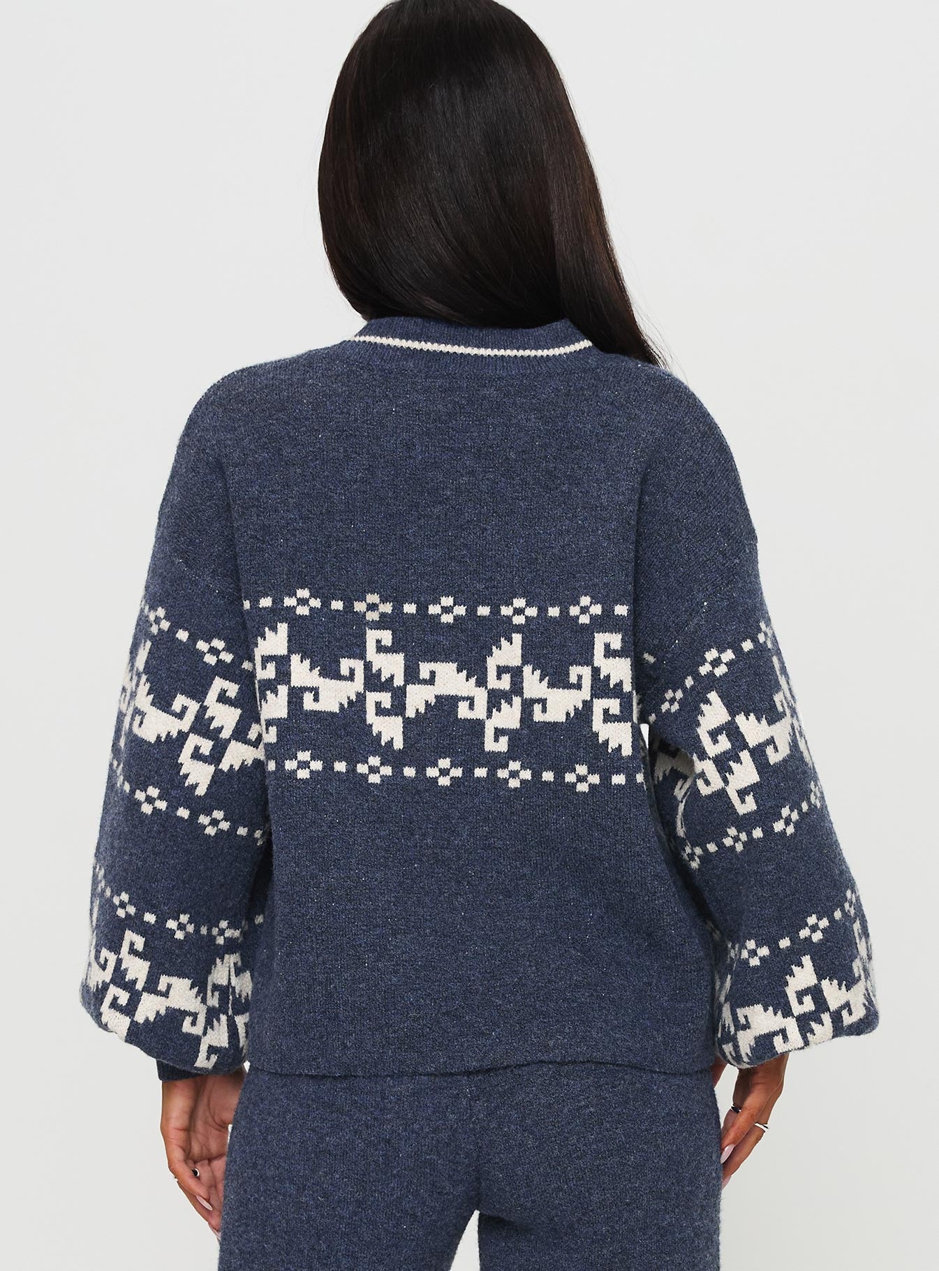 Alpine Sweater Navy / Cream Cheap Very Cheap