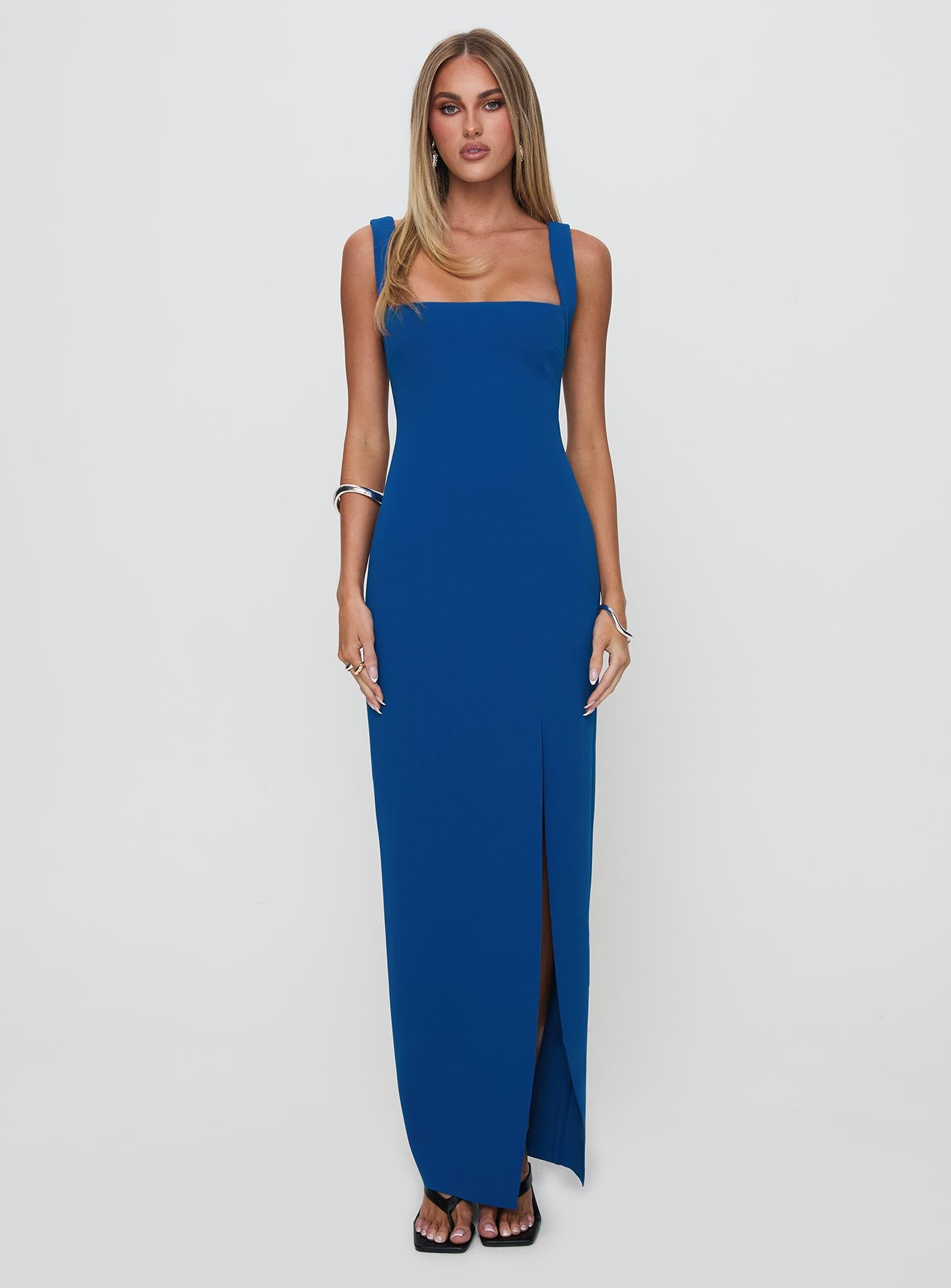 Bombshell Maxi Dress Cobalt Really Cheap Shoes Online