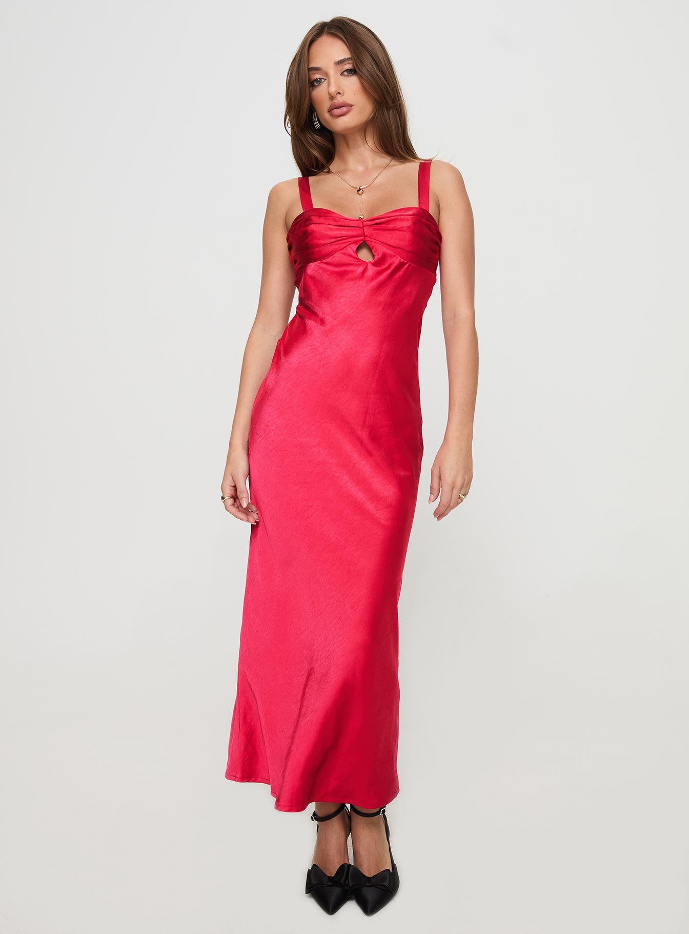 Joane Maxi Dress Red Best Deals