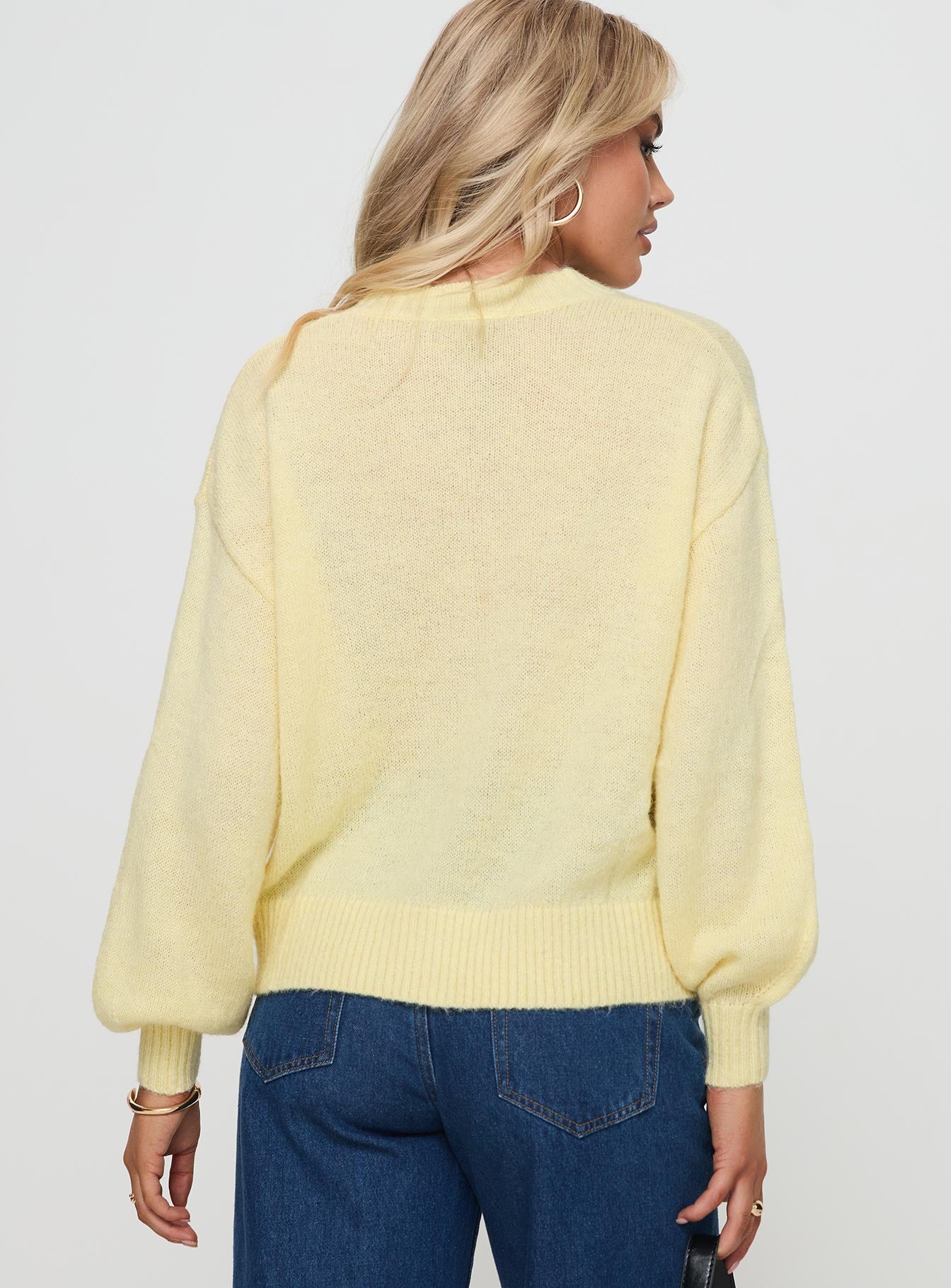 Sunbeam Cardigan Yellow Quality From China Cheap