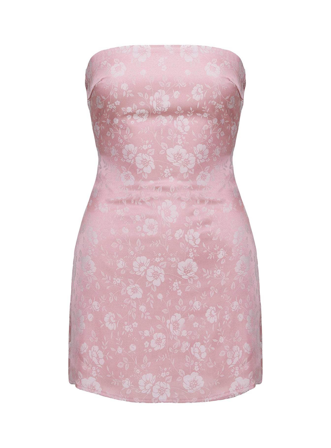 Ramie Strapless Mini Dress Dusty Pink Pictures Cheap Online