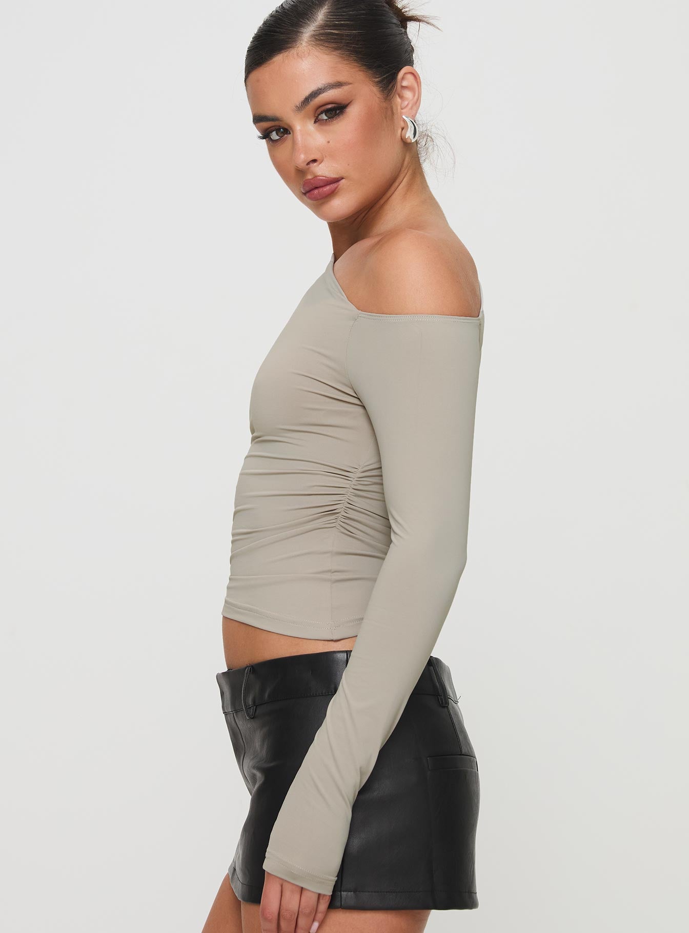 Unplugged Long Sleeve Top Grey Extremely Cheap Online