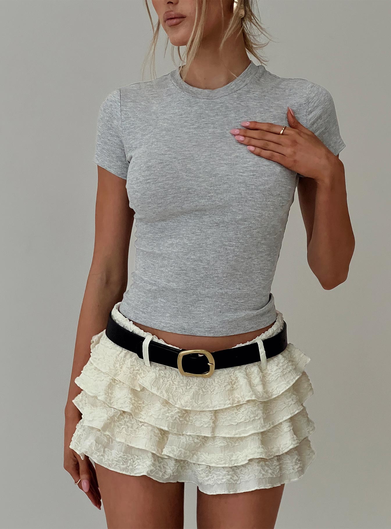 Match Point Mini Skort Porcelain Clearance Exclusive