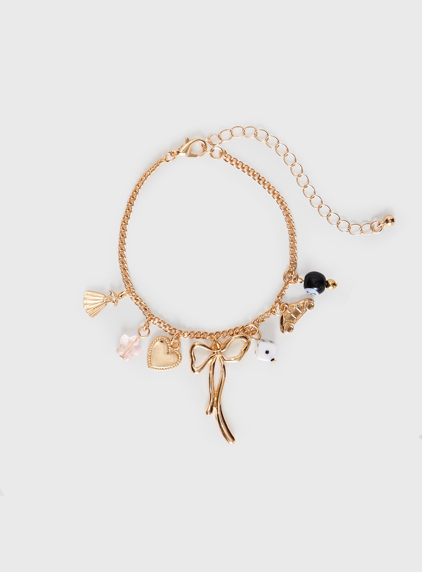 Good Luck Babe Charm Bracelet Multi Outlet Best Seller