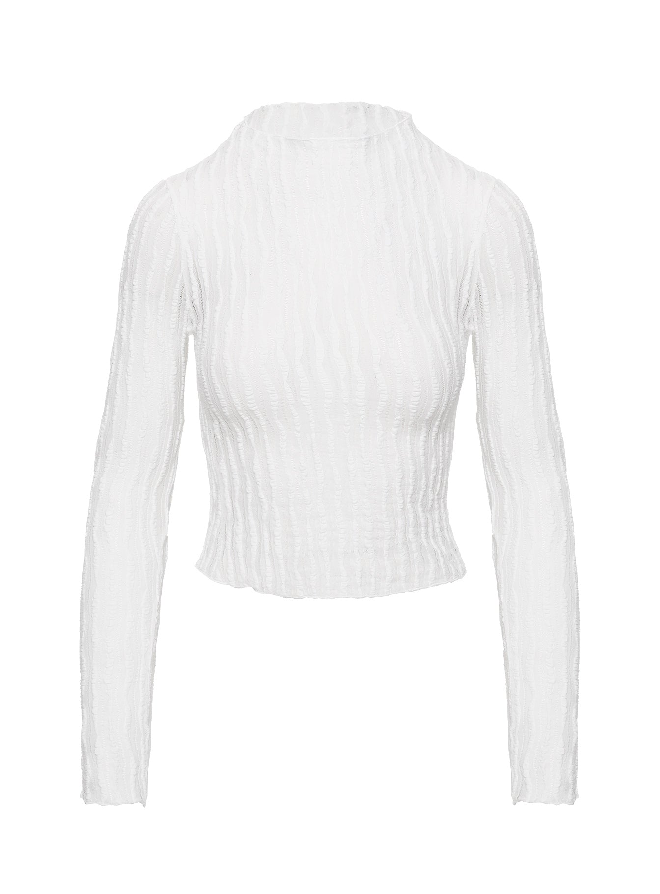 Padra Long Sleeve Top White Tumblr Sale Online