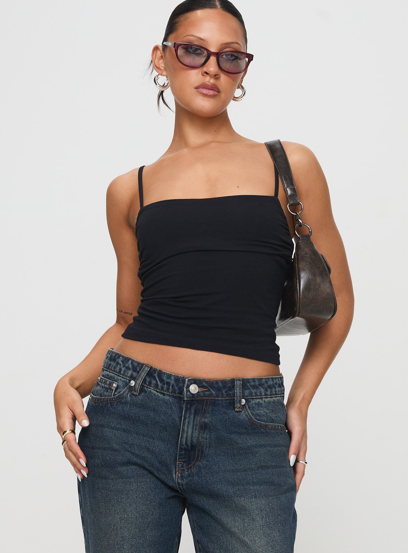 Race My Mind Top Black Free Shipping Good Selling