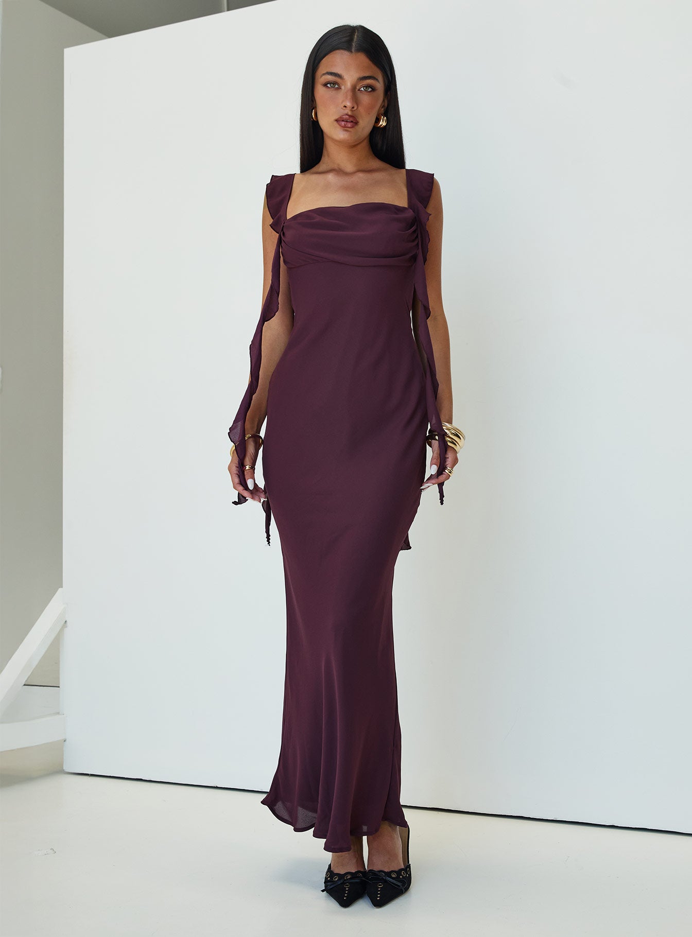 Lanai Maxi Dress Plum Buy Cheap For Cheap