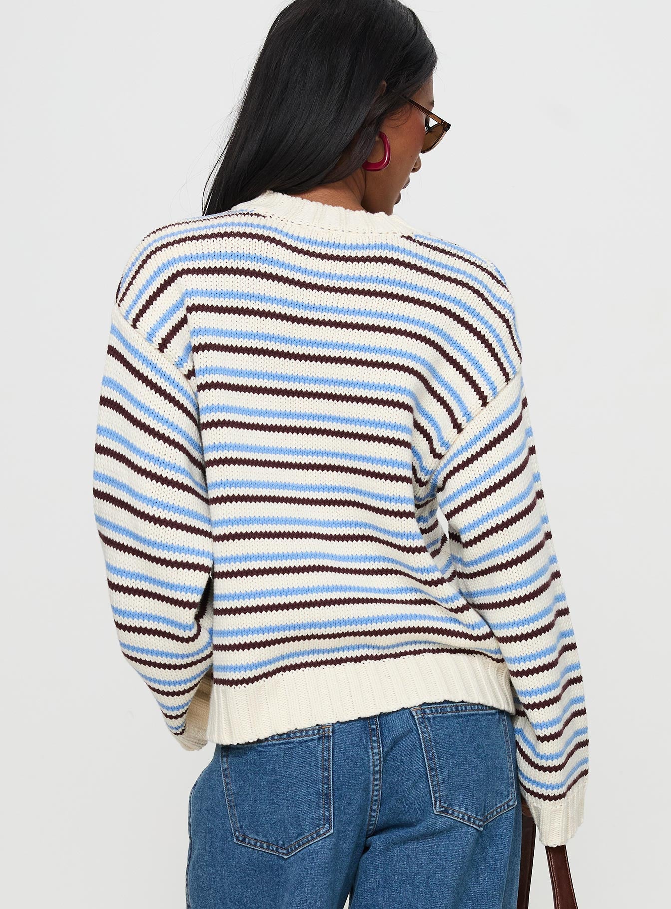 Karolyn Sweater Blue Stripe New Arrival Cheap Online