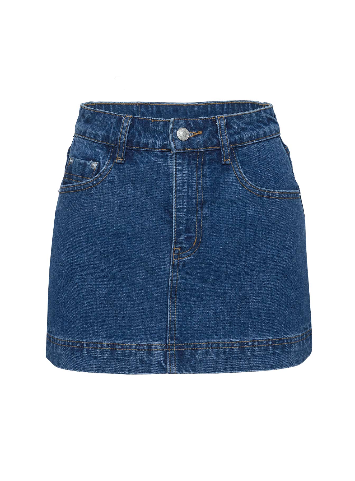 Gazelle Denim Skort Mid Wash Lower Impact 2025 Cheap Online