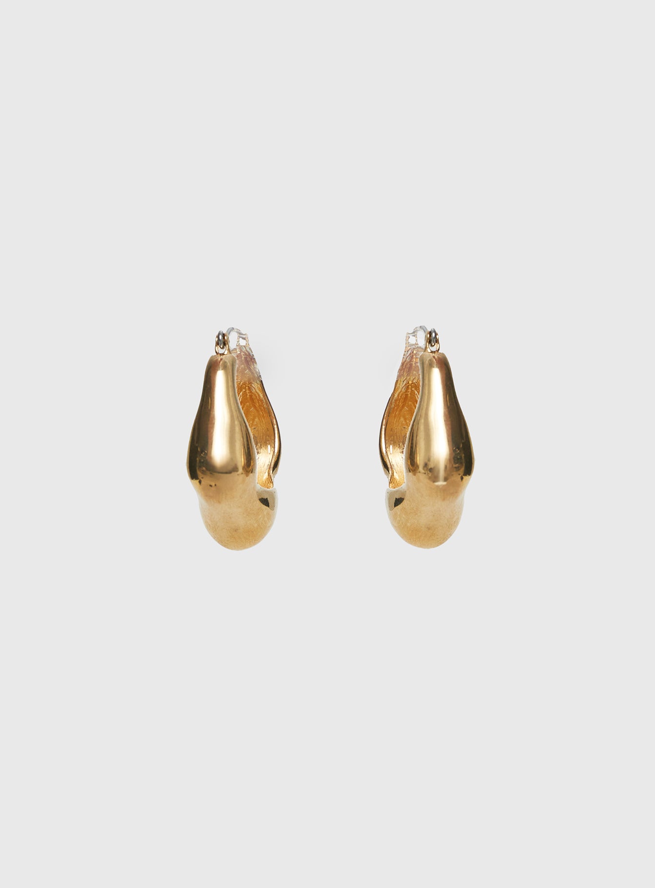 Maesie Hoop Earrings Gold Clearance Geniue Stockist