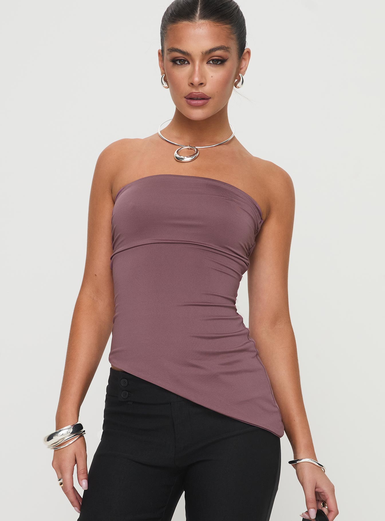 Galan Strapless Top Purple In China For Sale