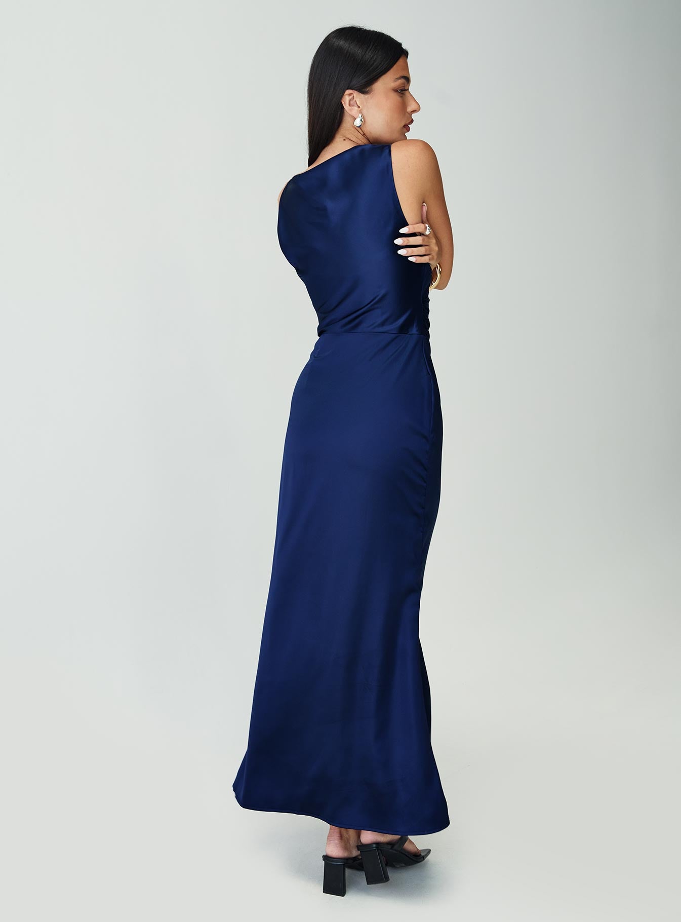 Soprano Plunge Maxi Dress Navy Pictures Cheap Online