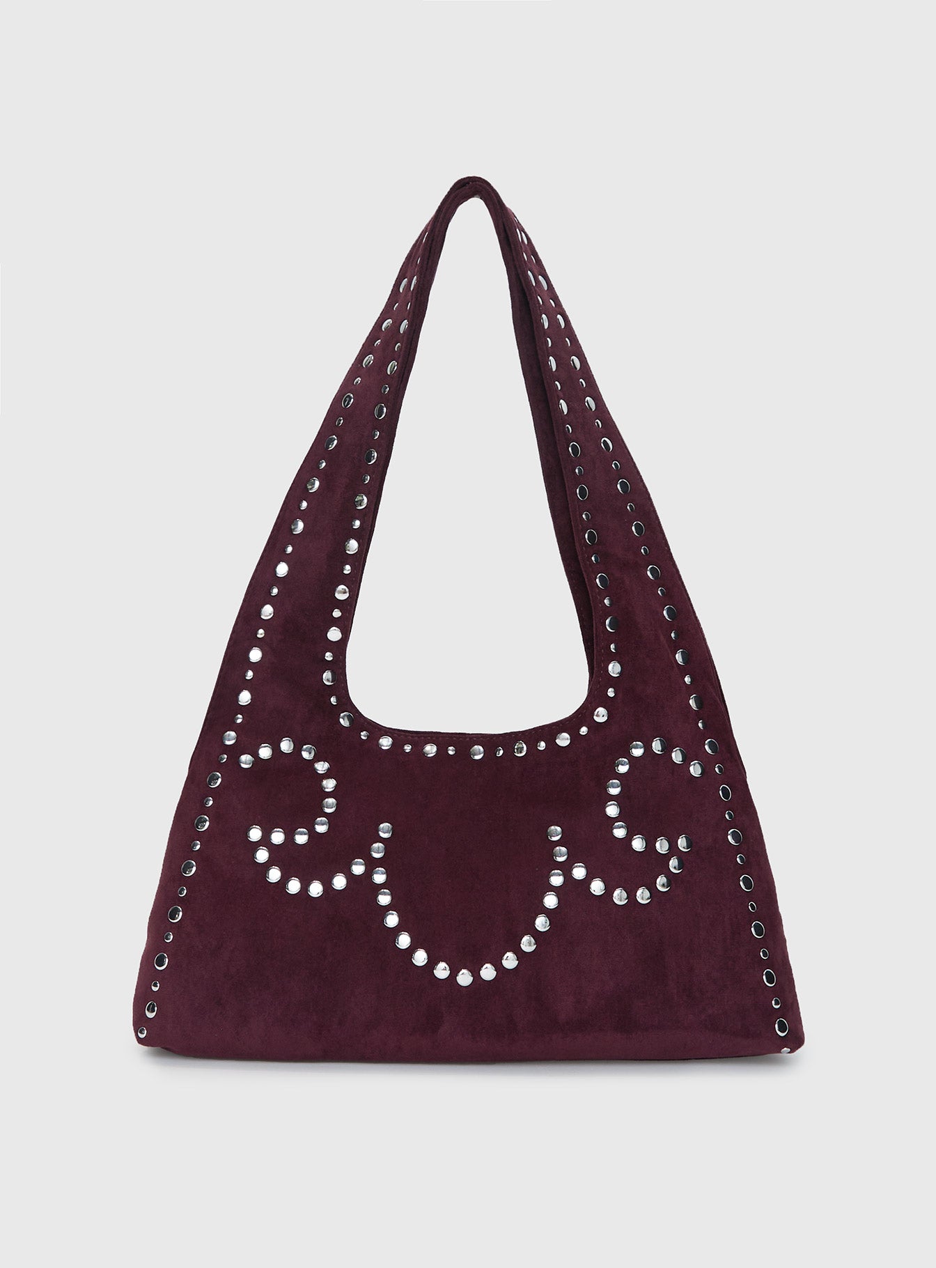 Lemoni Stud Bag Burgundy Outlet Countdown Package