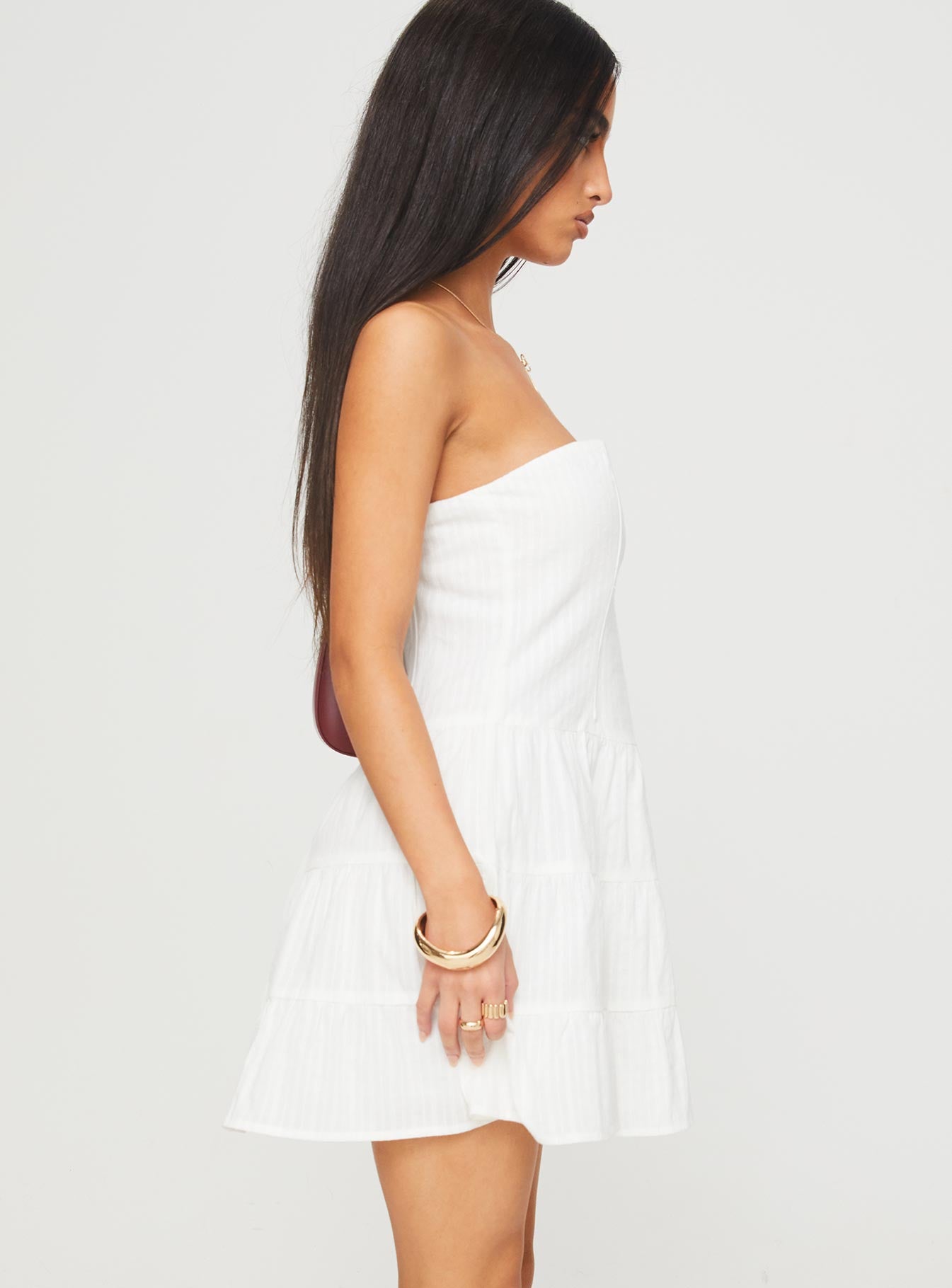 Estria Strapless Mini Dress White Visit New Online