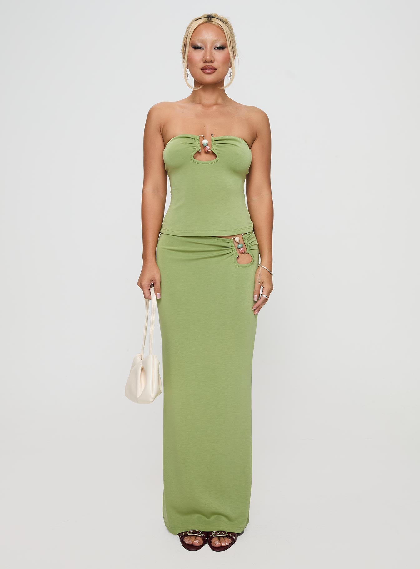 Sun Chaser Maxi Skirt Green Footlocker For Sale