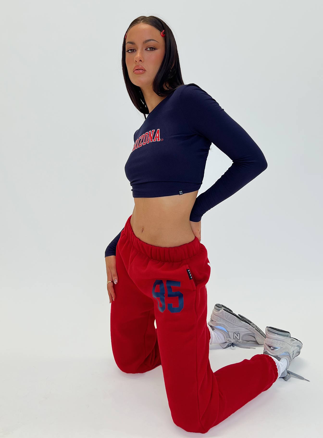 U of A Sweatpants Red Free Shipping Tumblr