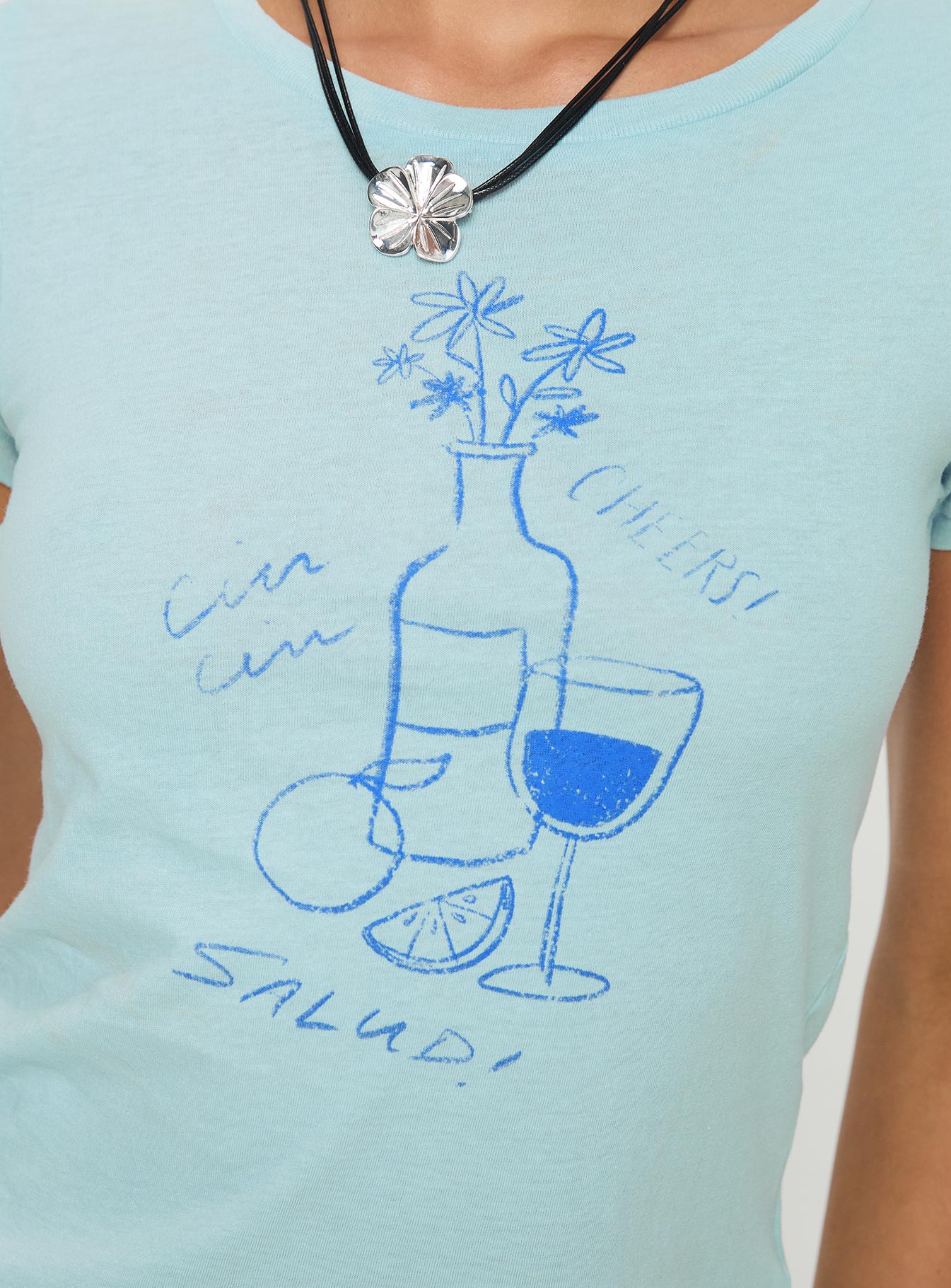 Cheers To You Tee Blue Sale Amazon