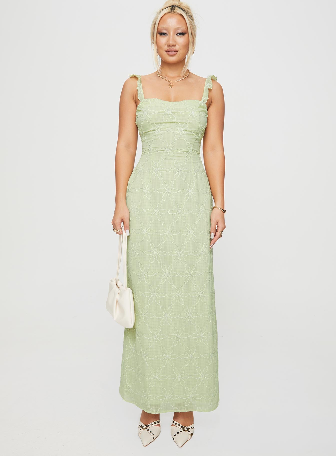 Burner Maxi Dress Green Outlet Release Dates
