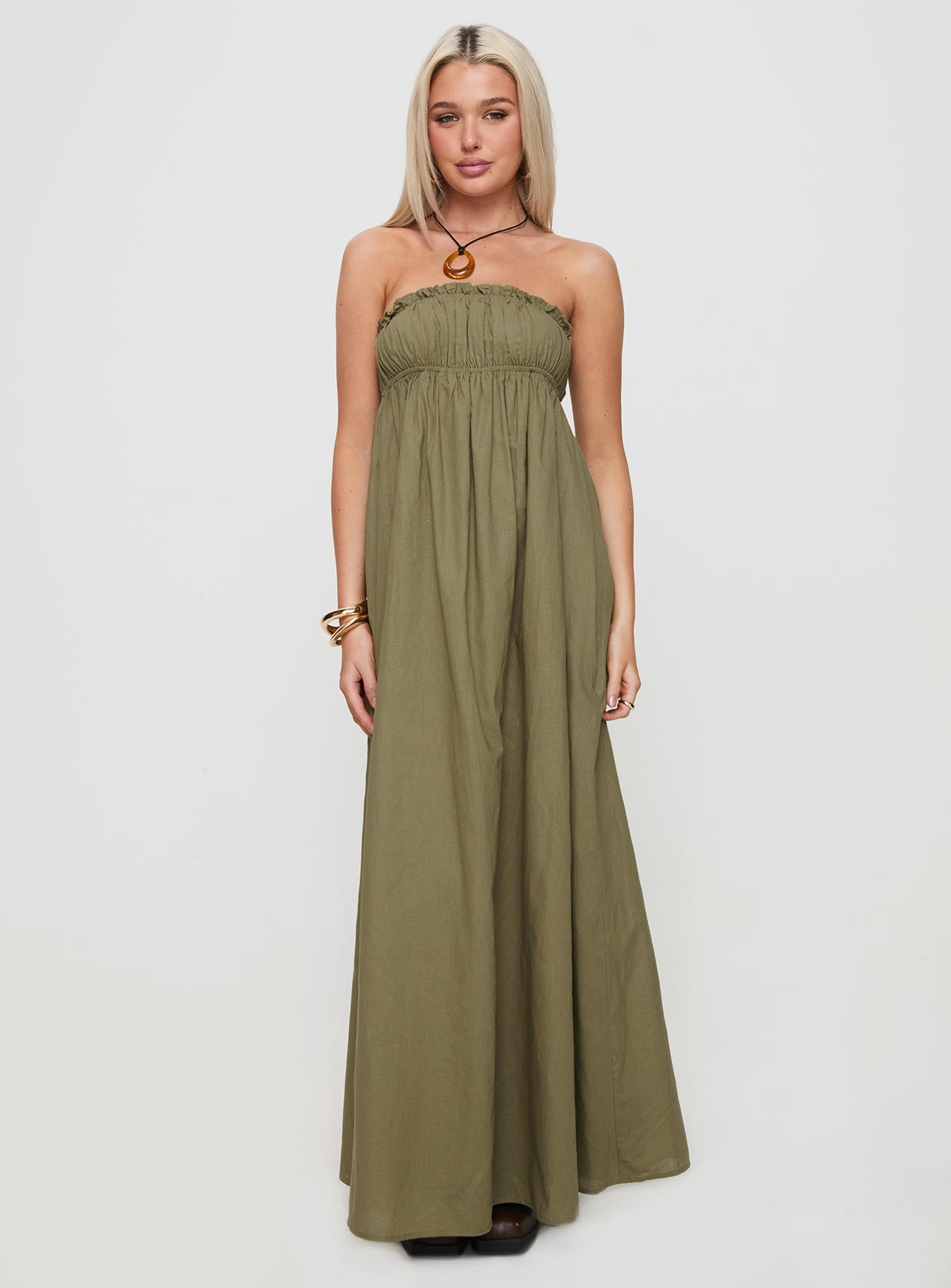 Isannah Maxi Dress Sage Clearance Low Pice
