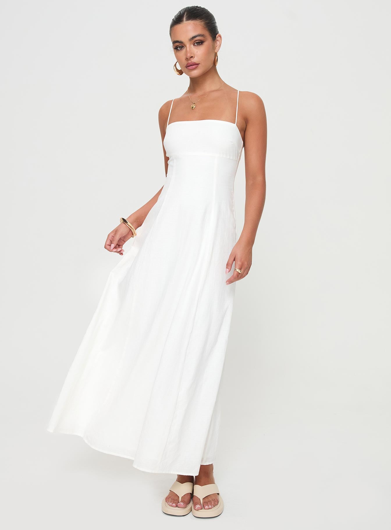 Brightwell Maxi Dress White Free Shipping Genuine