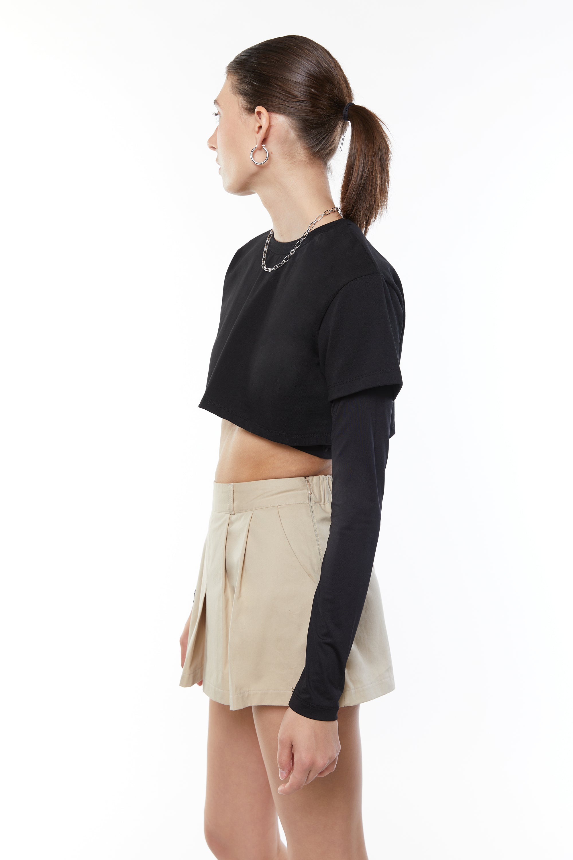 LAYERED TEE AND LONG SLEEVE TOP Clearance Pices