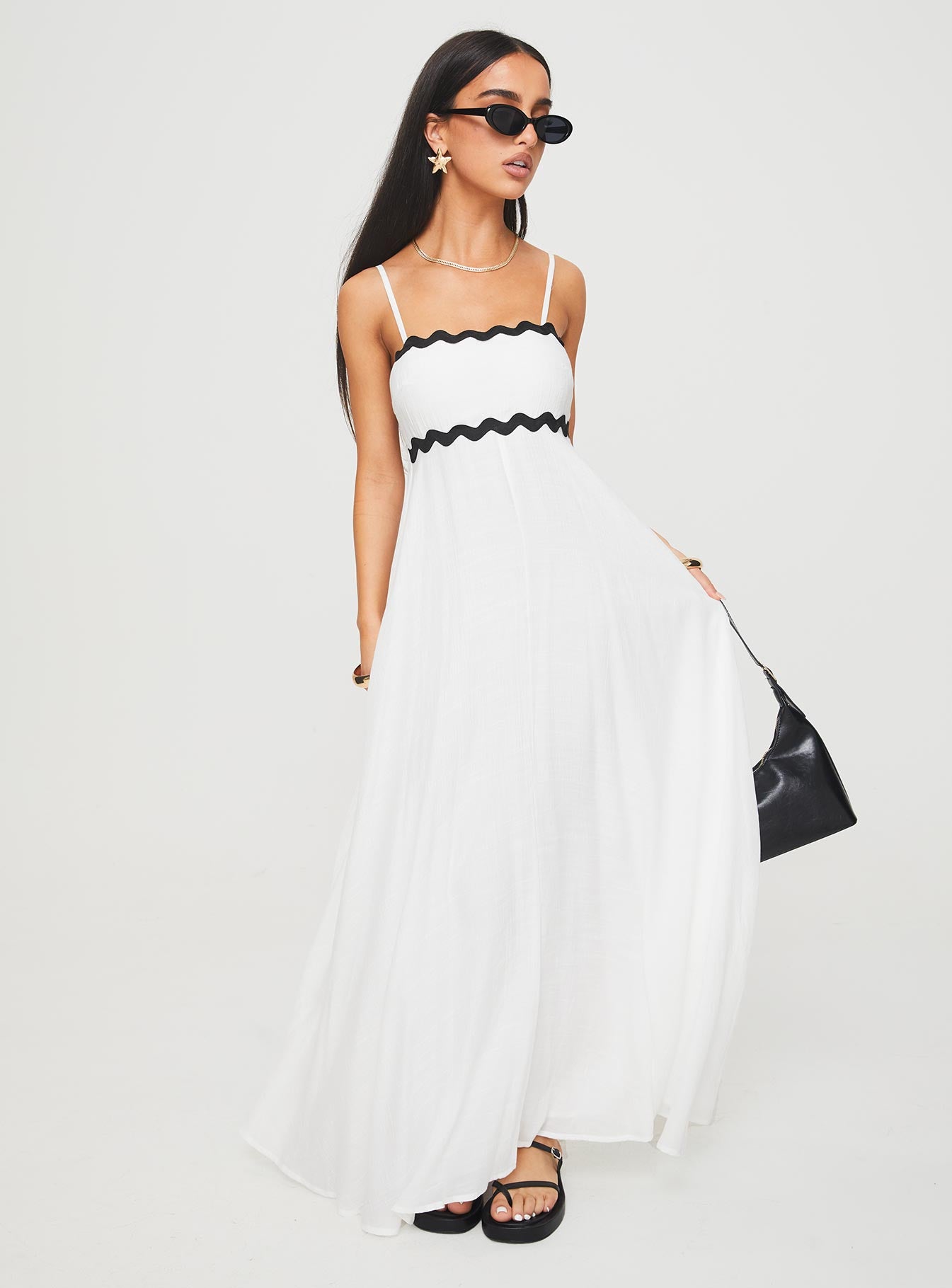 Croxetti Maxi Dress White Outlet Deals