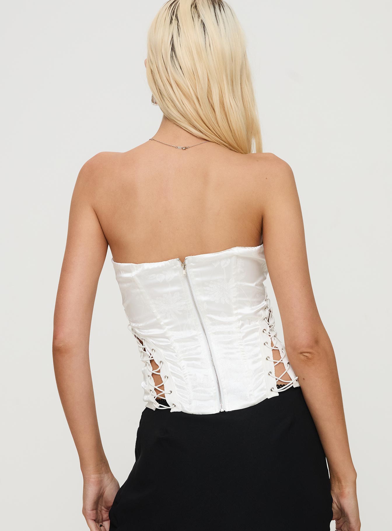 Mochi Corset Top White Buy Cheap Best Pices