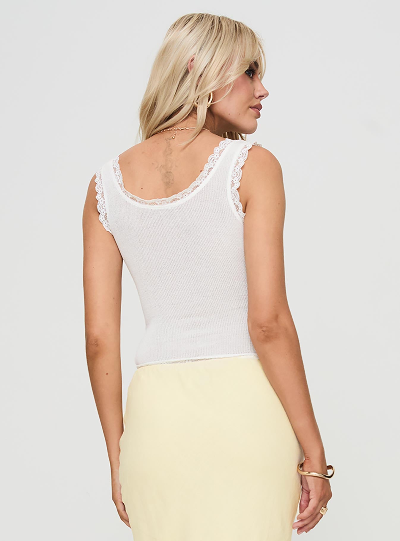 Julien Top White Cheap Sale Comfortable