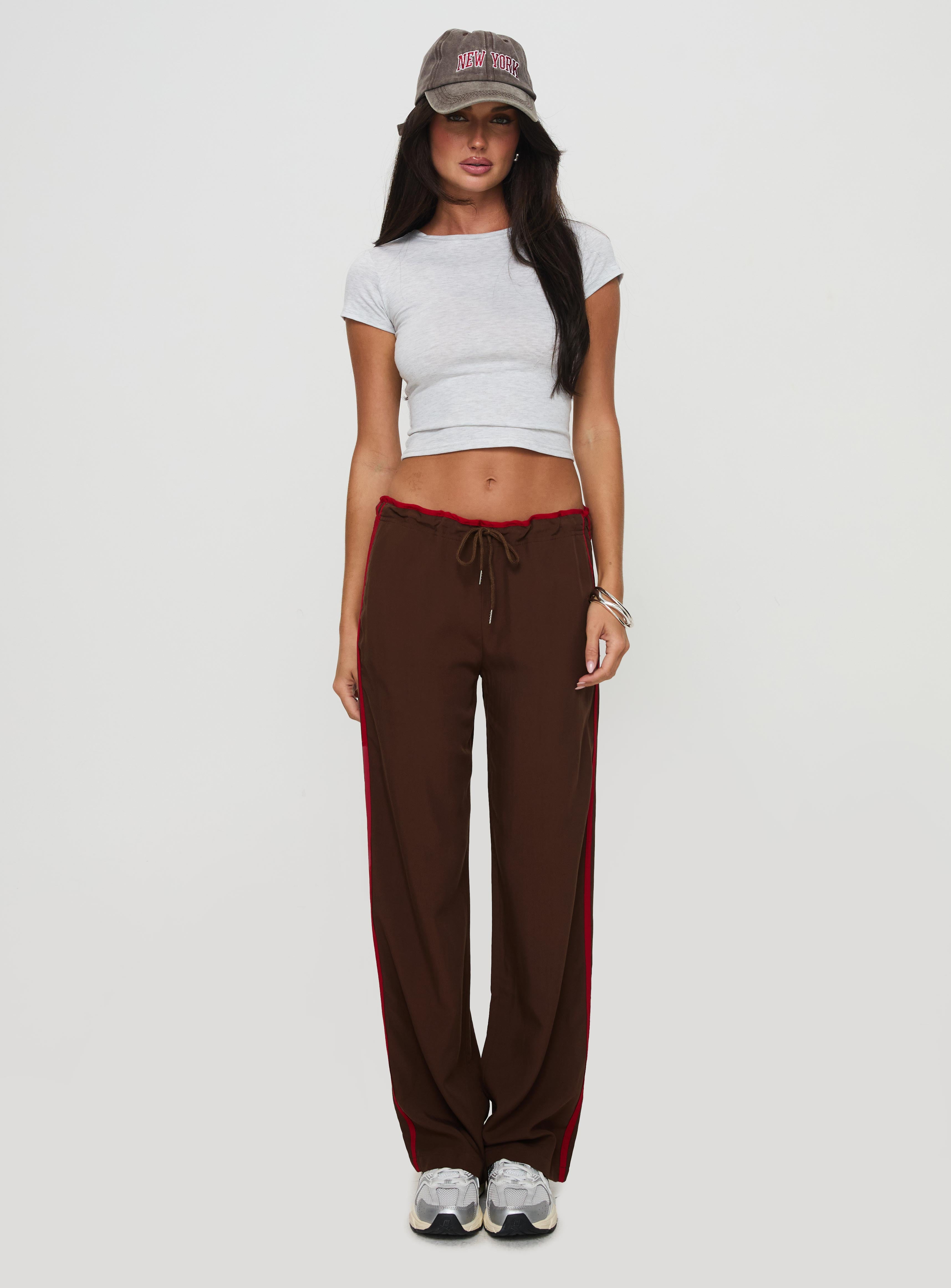 Maranie Pants Brown / Red Cheapest Pice For Sale