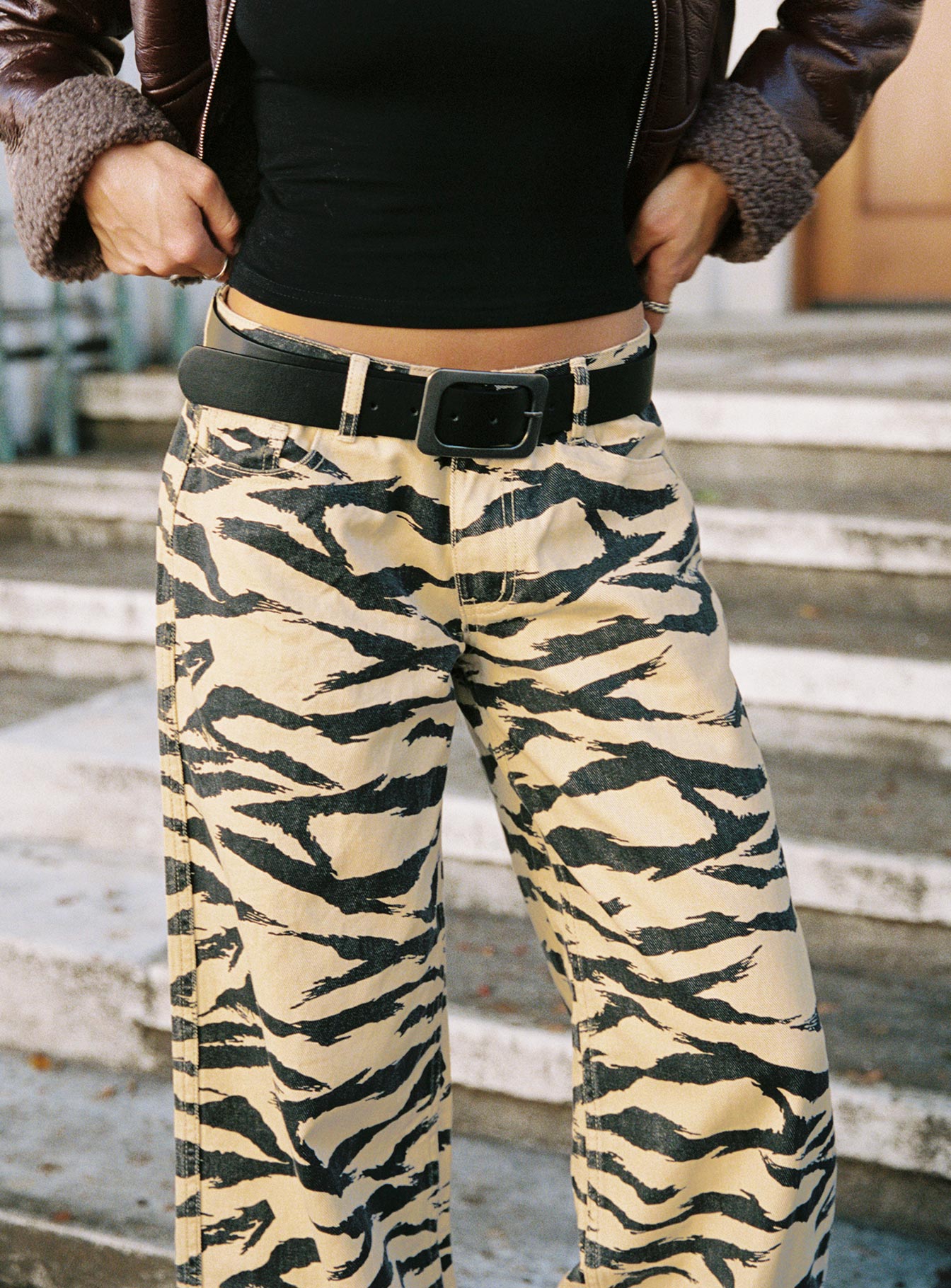 Ramos Low Rise Jeans Tiger From China Sale Online