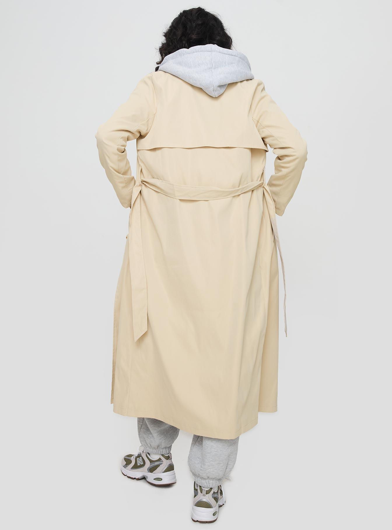 Haili Trench Coat Beige Sale For Nice