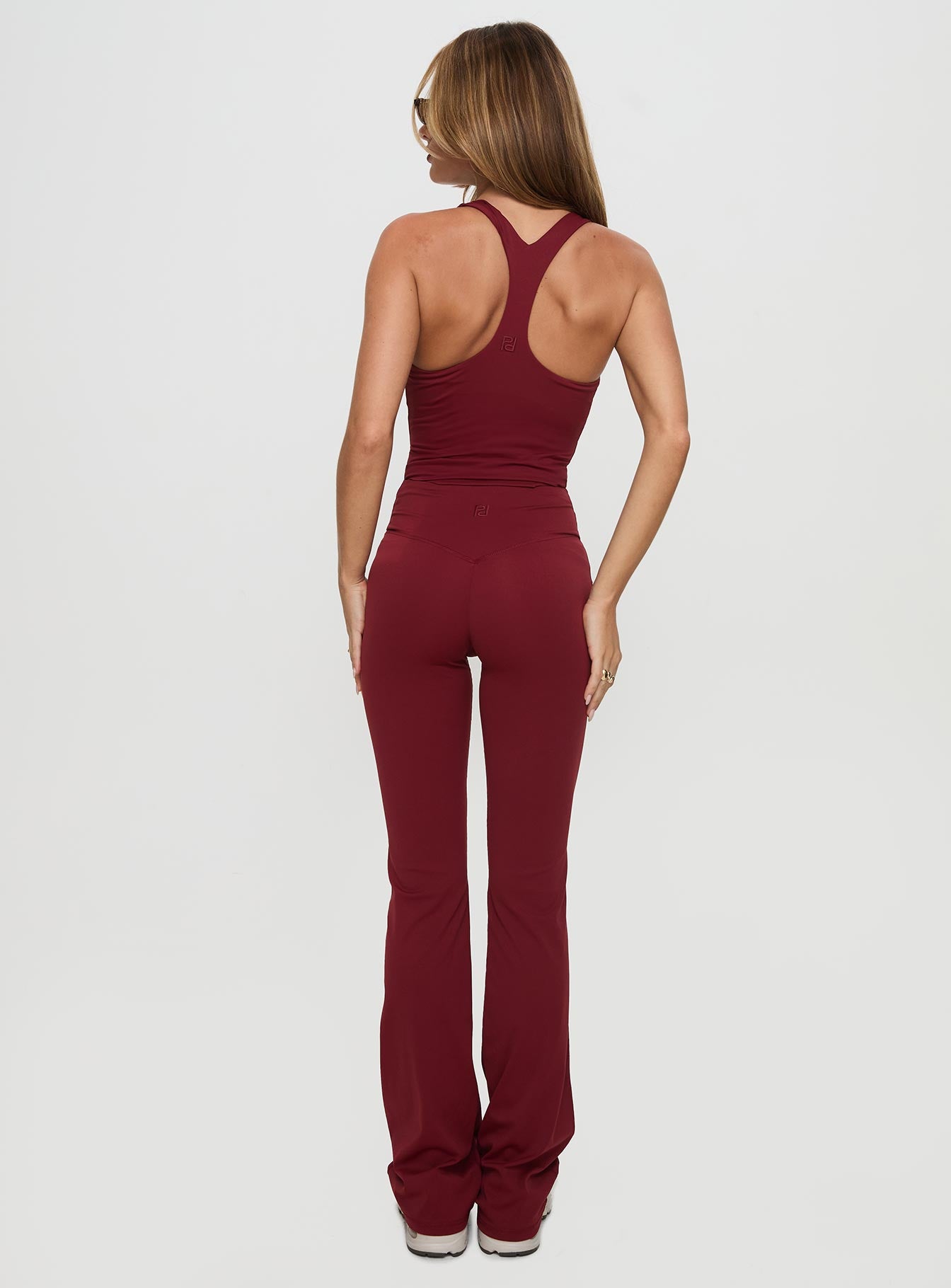 Sunday Session Active Flare Leg Pant Red Very Cheap