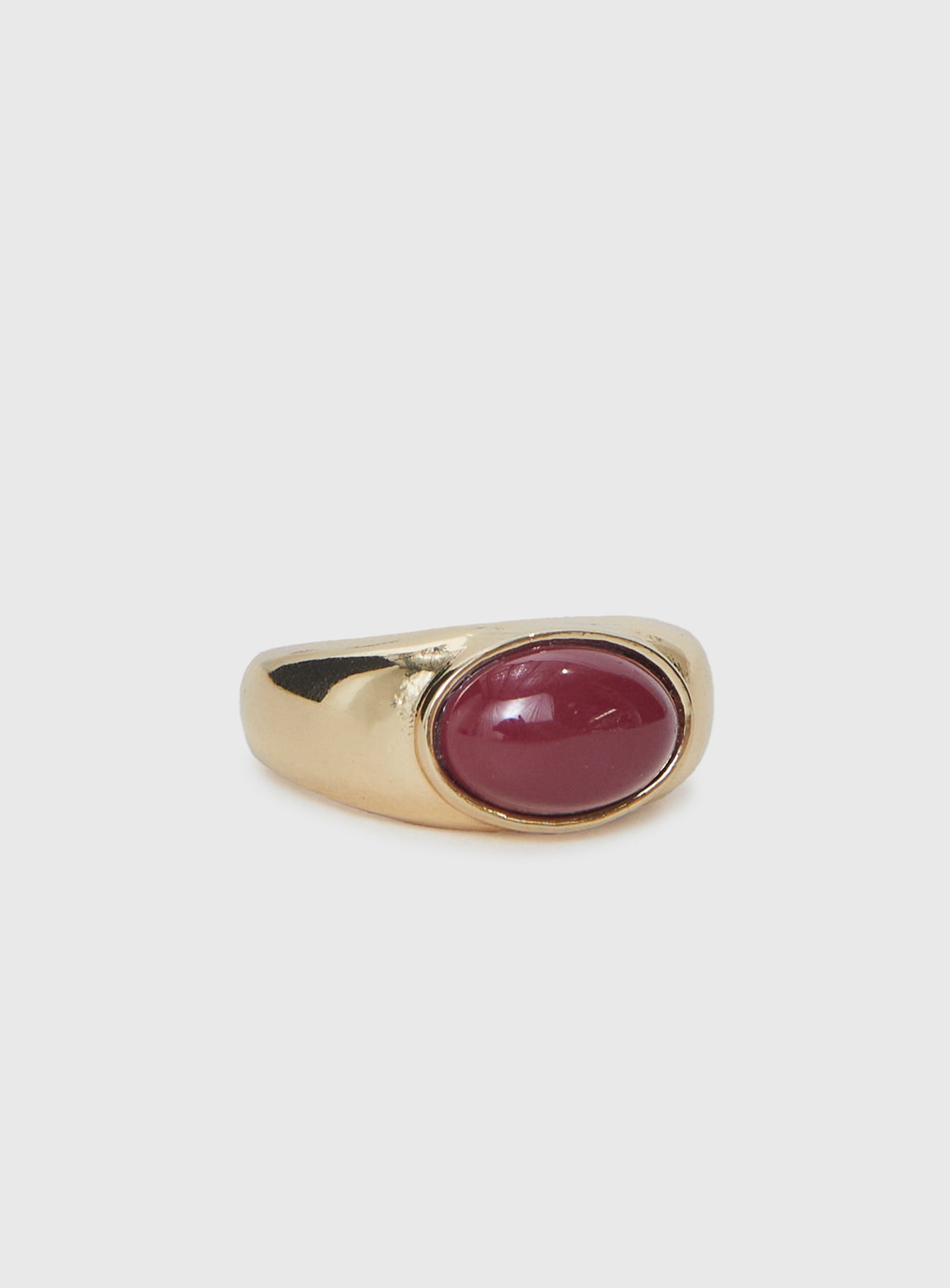 The Gamble Ring Gold / Red Fashionable Sale Online