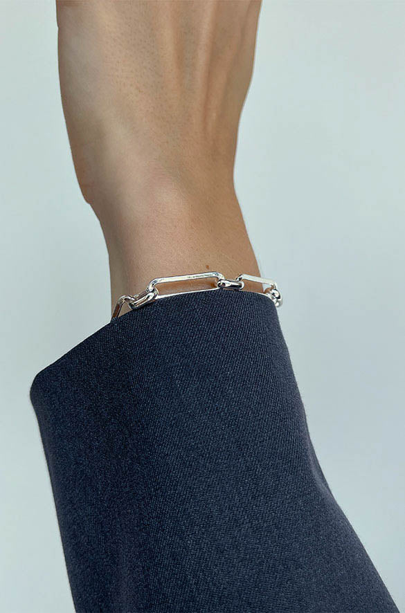 OVAL LINK CHAIN BRACELET Manchester Great Sale Online