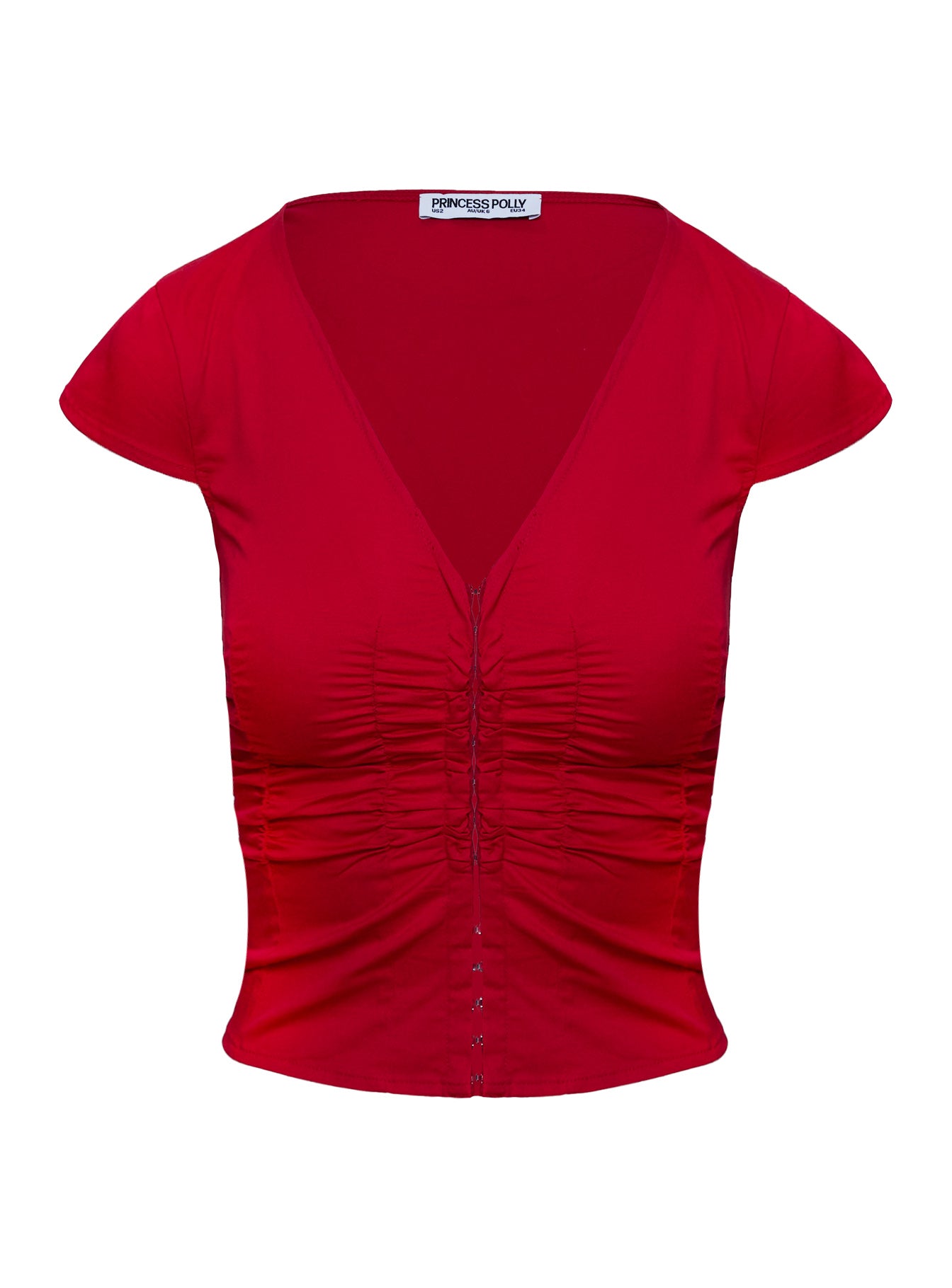 Indulgence Corset Top Red 2025 Newest Sale Online