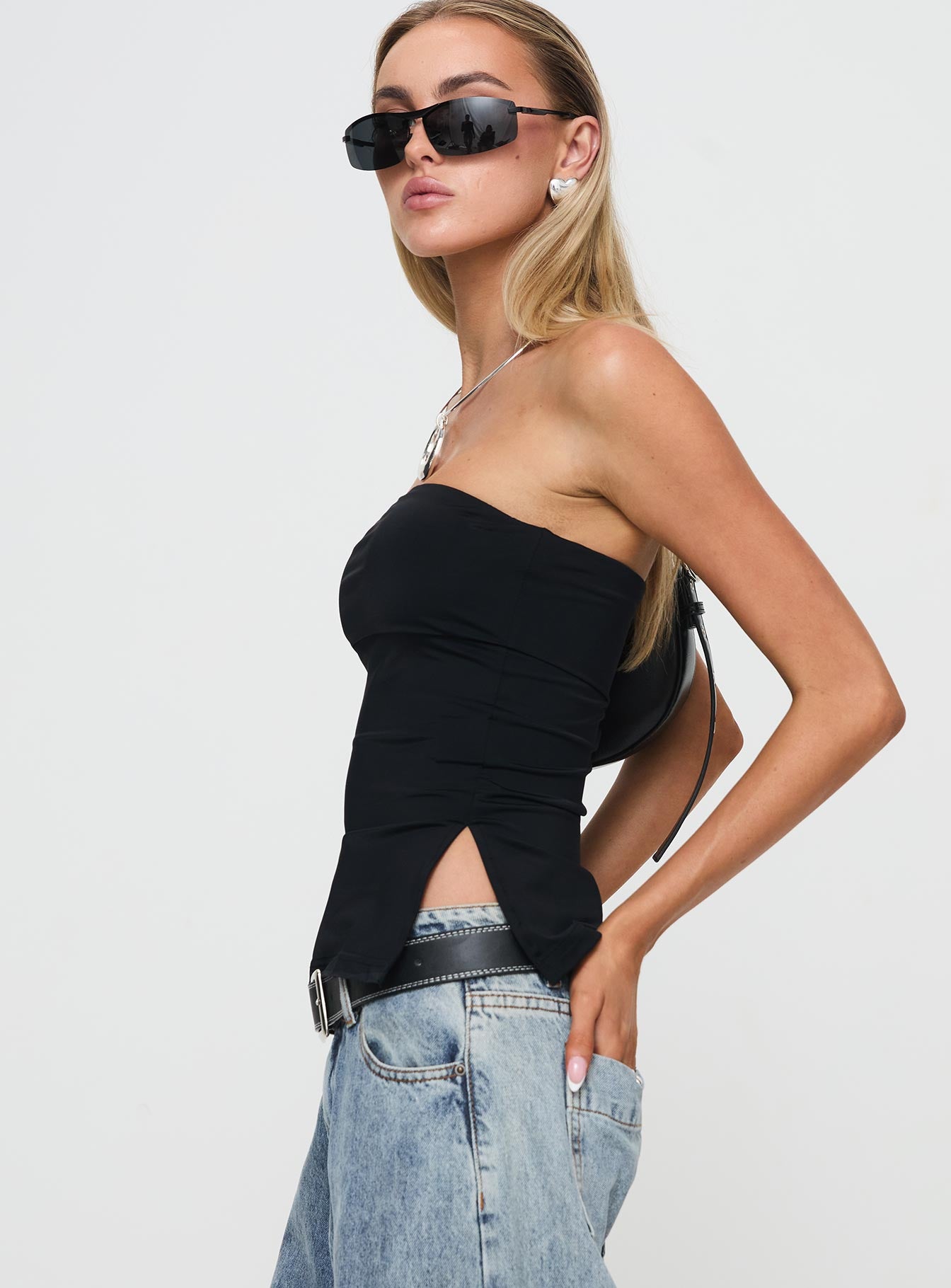 Strutter Strapless Top Black Buy Cheap Choice