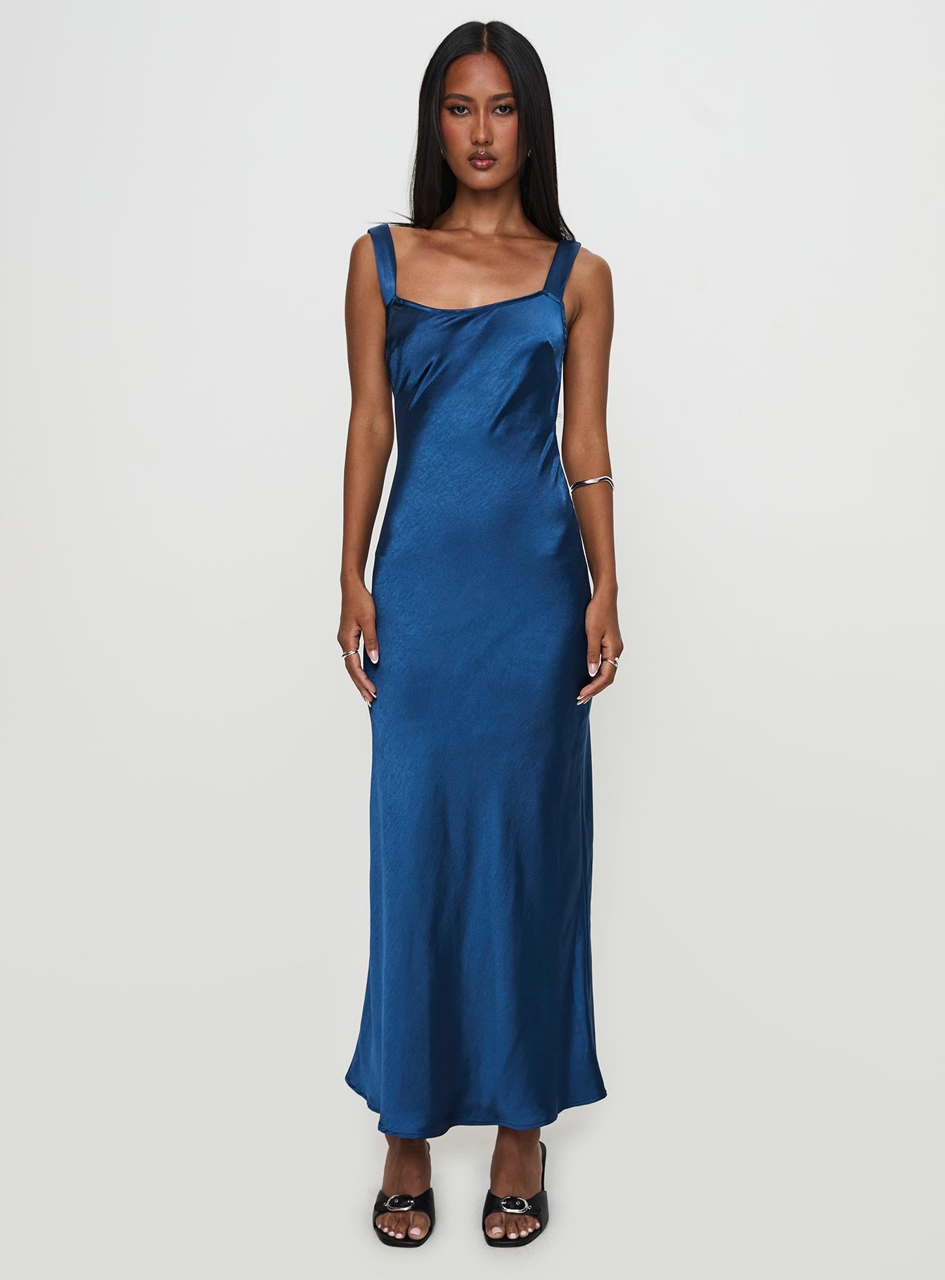 Emiliana Maxi Dress Blue Cheap Pice Top Quality