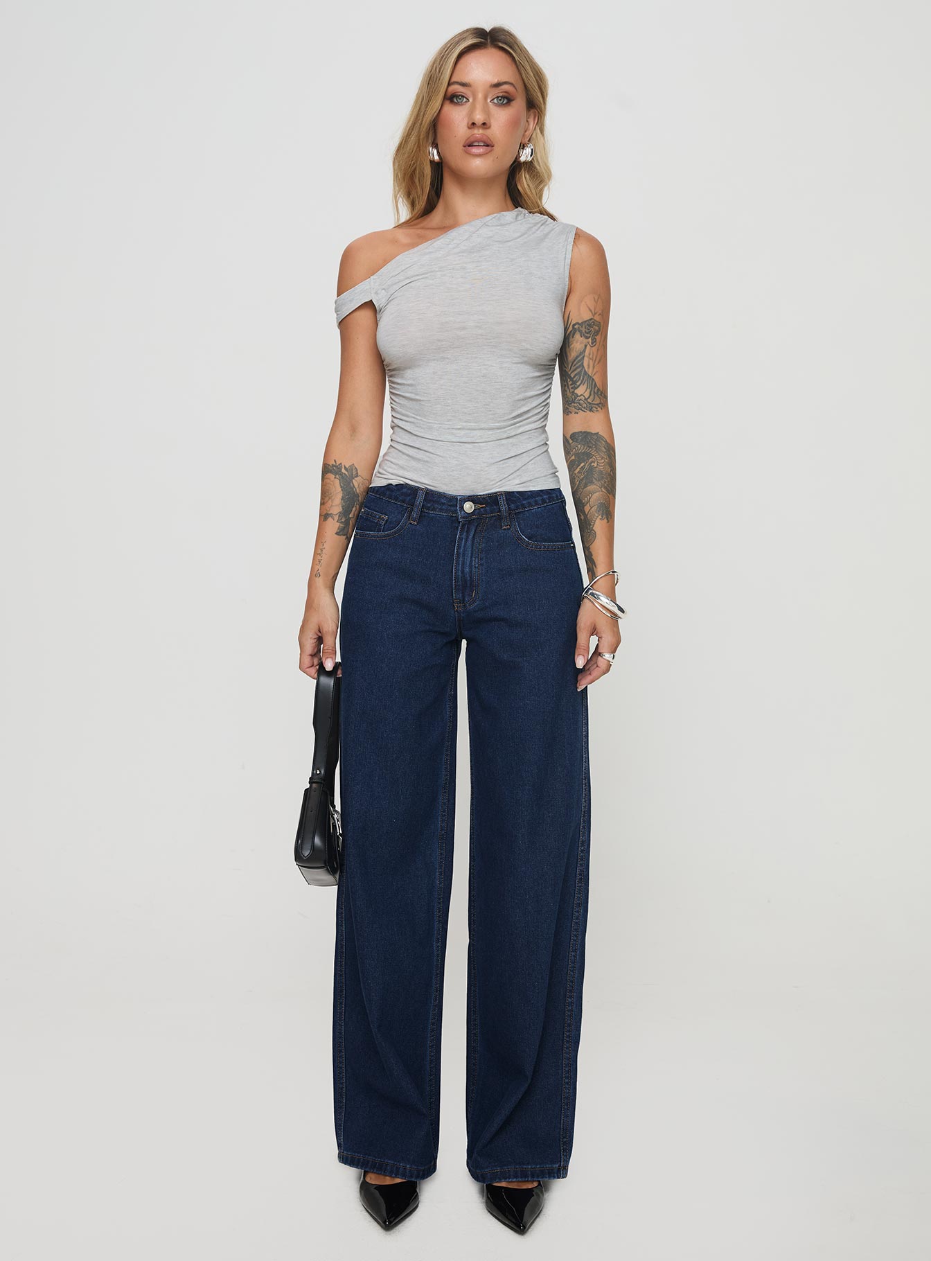 Maryanne Mid-rise Relaxed Denim Jeans Dark Wash Outlet Finishline