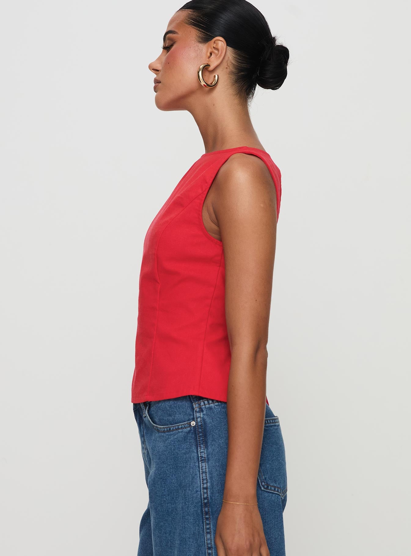 Lilitina Top Red From China Sale Online